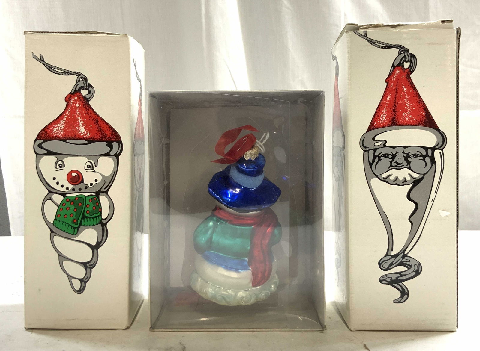 DEPARTMENT 56 Lot 3 Christmas Ornaments W Bxs (1 of 7)
