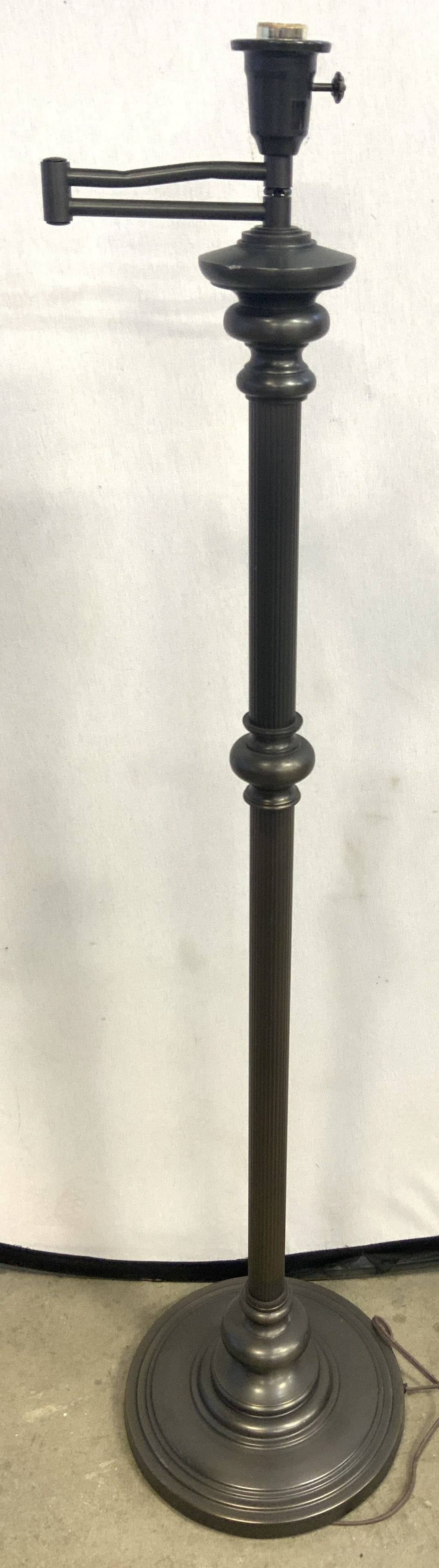 Metal Swing Arm Floor Lamp (1 of 6)