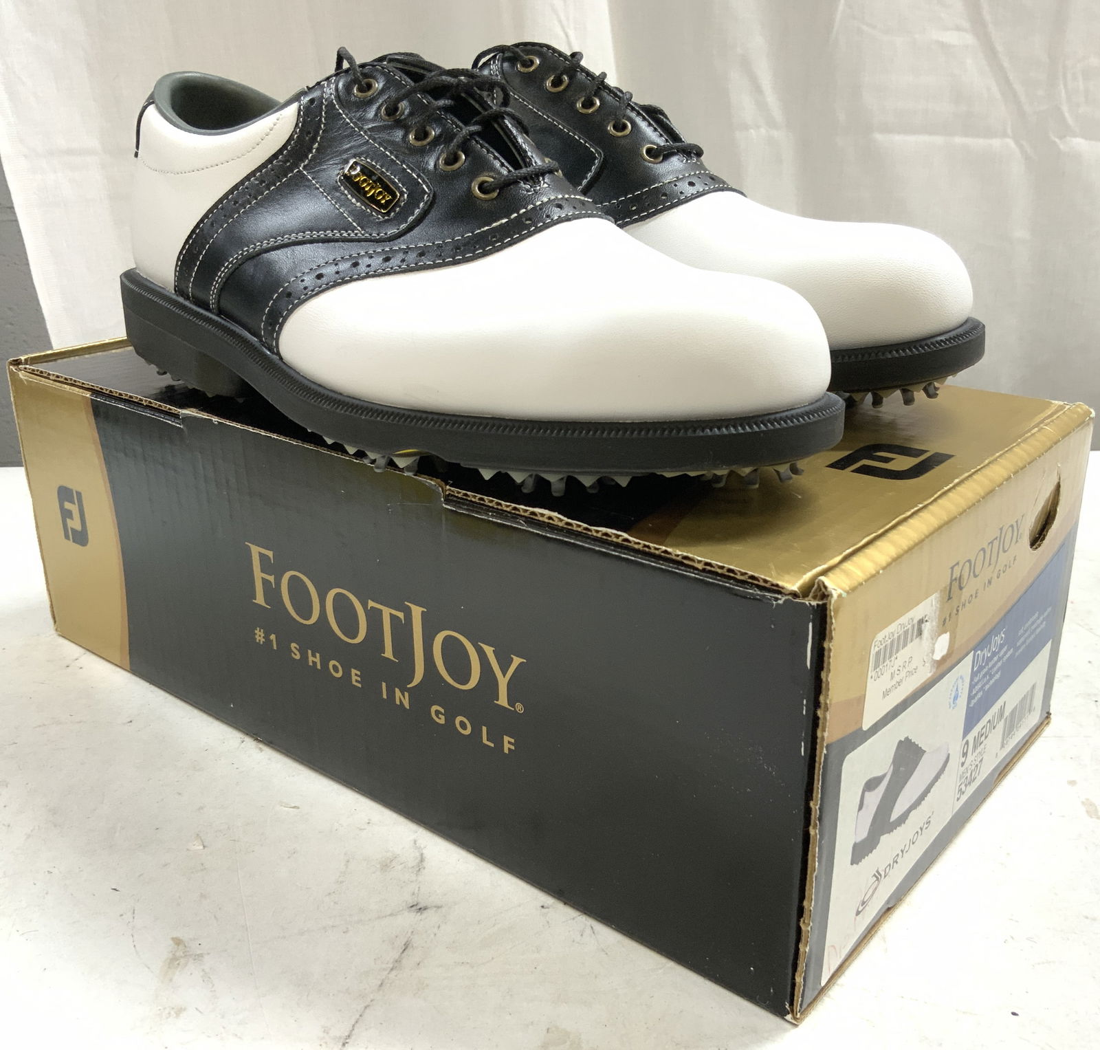 FOOT JOY Mens Golf Shoes Size 9M W Box (1 of 8)