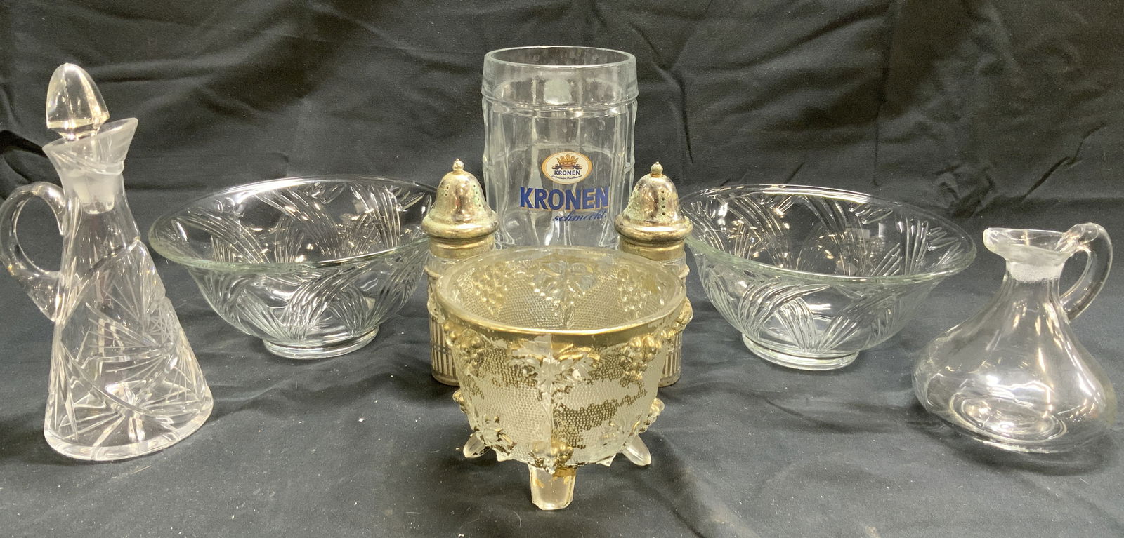 Lot 8 Assorted Art Glass Tabletop, Kronen & More (1 of 7)