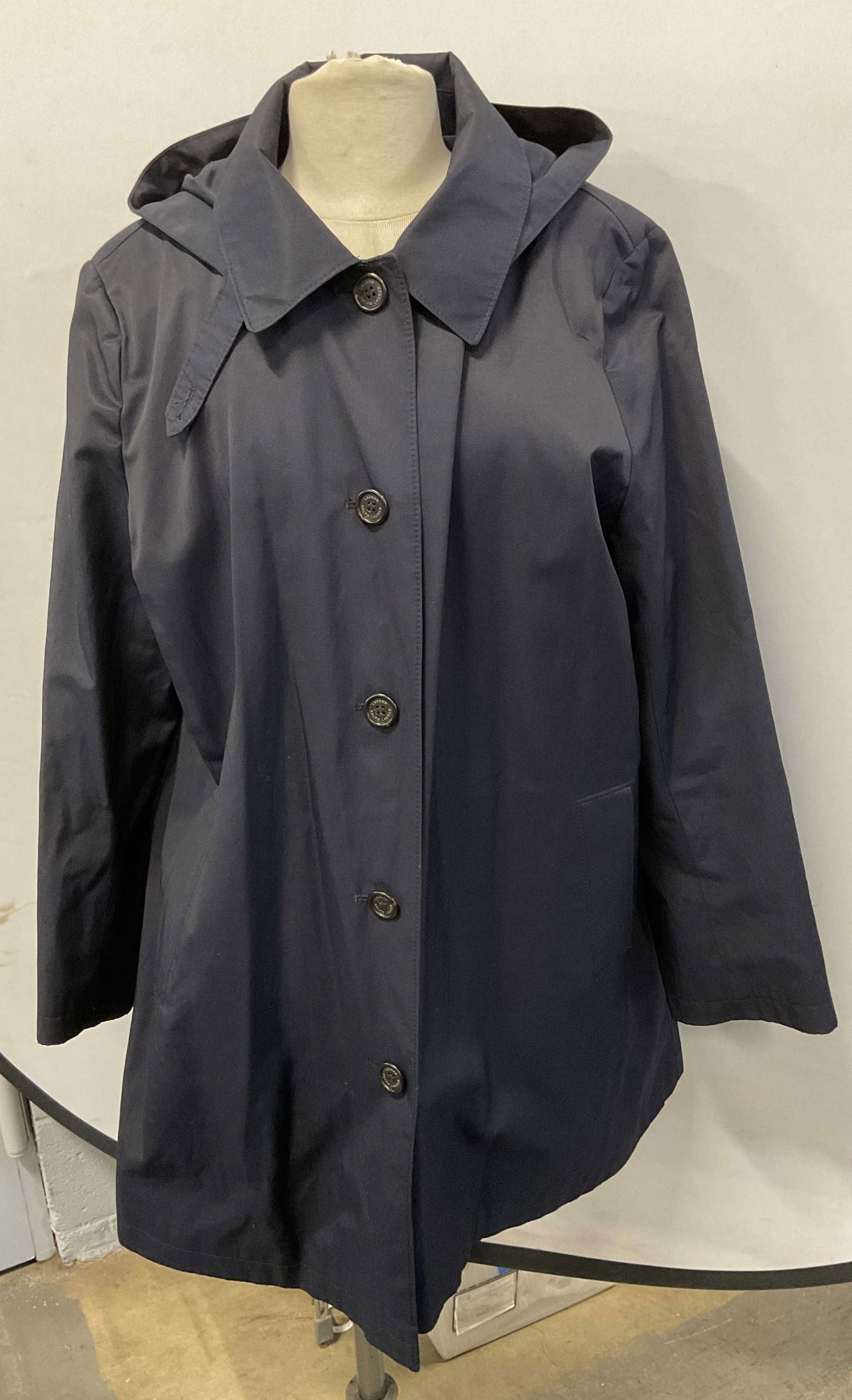 Ralph Lauren Blue Cotton Trench Coat (1 of 7)