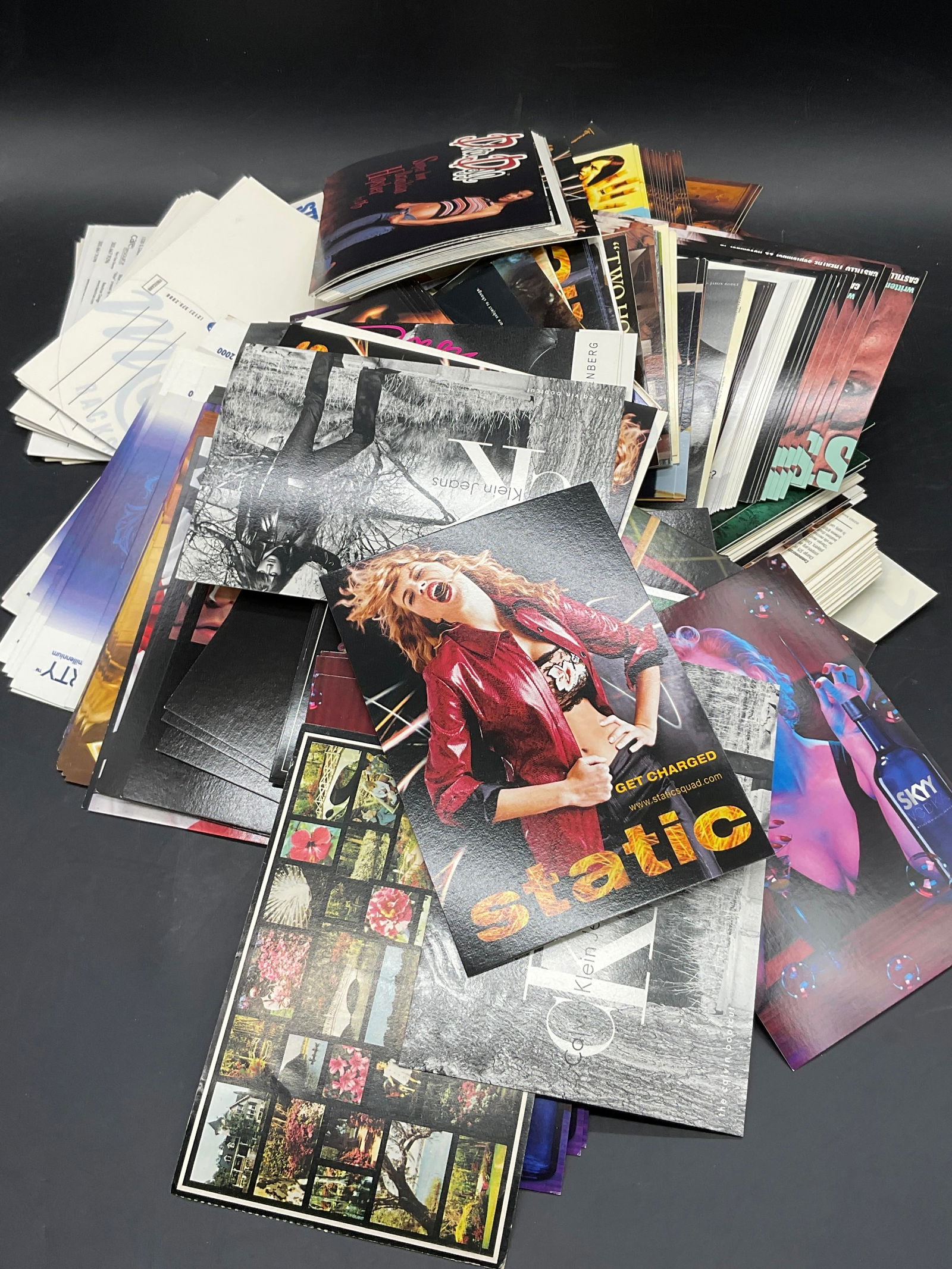 Group Lot 50+ Advertising Postcards Ephemera (1 of 8)