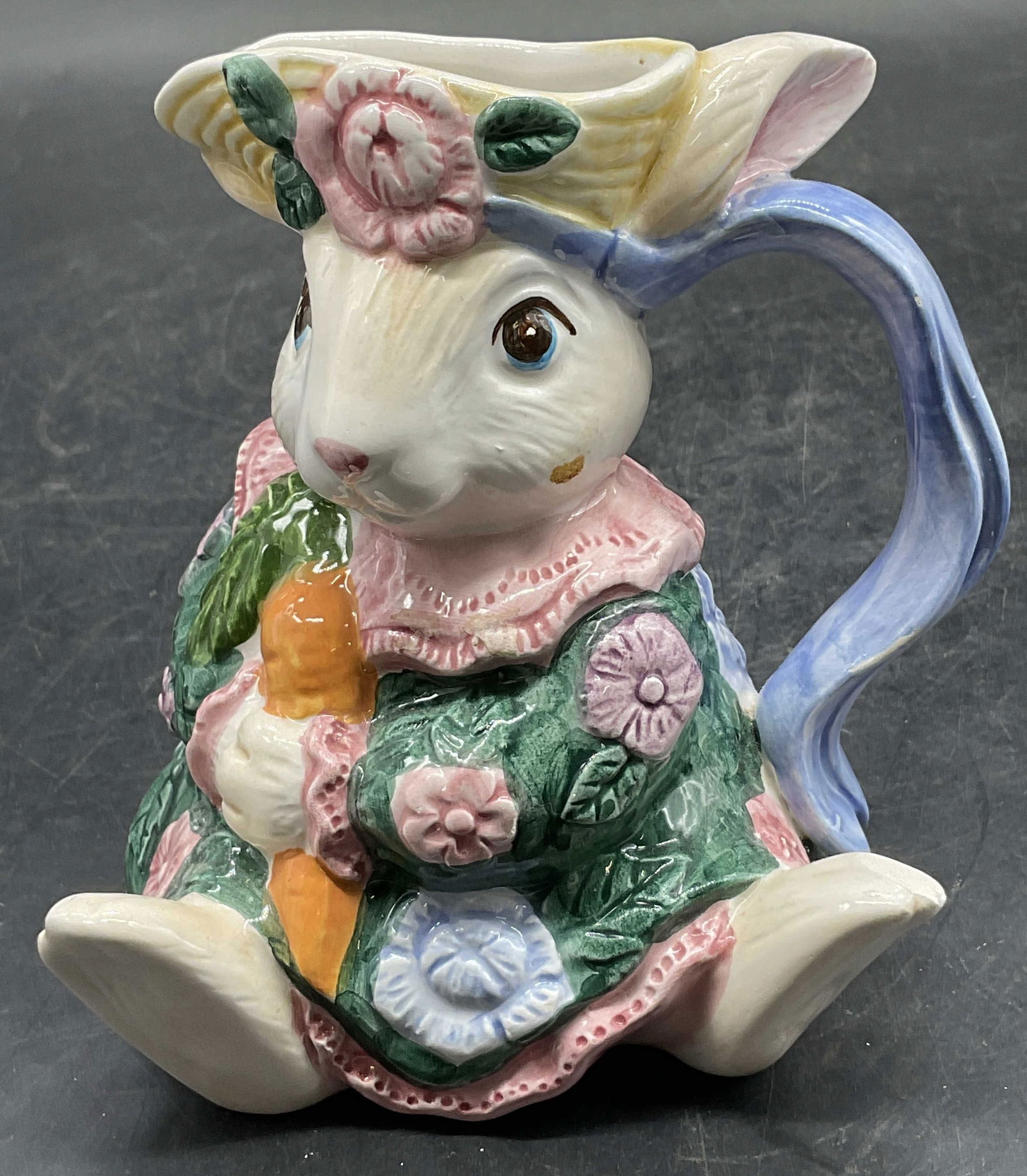 FITZ & FLOYD 1991 Signed Rabbit Figural Creamer (1 of 9)
