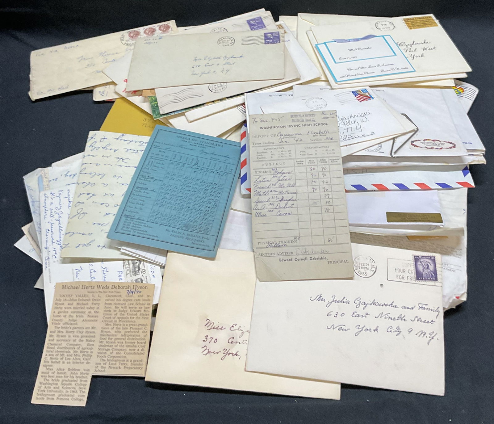Group Lot Vtg Stamps Letters & Ephemera USA (1 of 8)