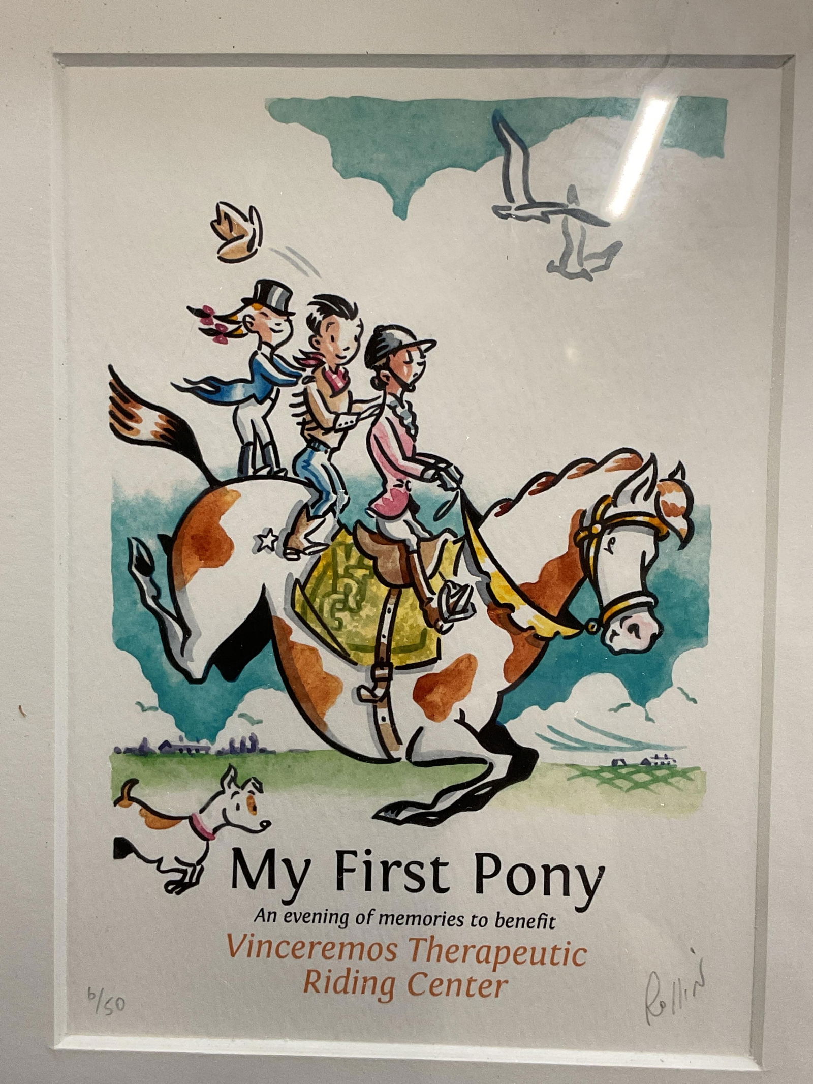 Signed Rollin Mcgrail My First Pony Ltd Etd Print (1 of 6)