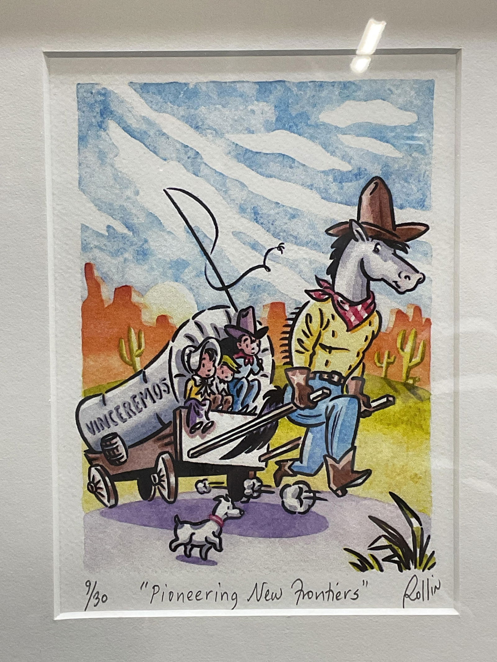 Signed Rolling Mcgrail Pioneering Frontiers Print (1 of 6)