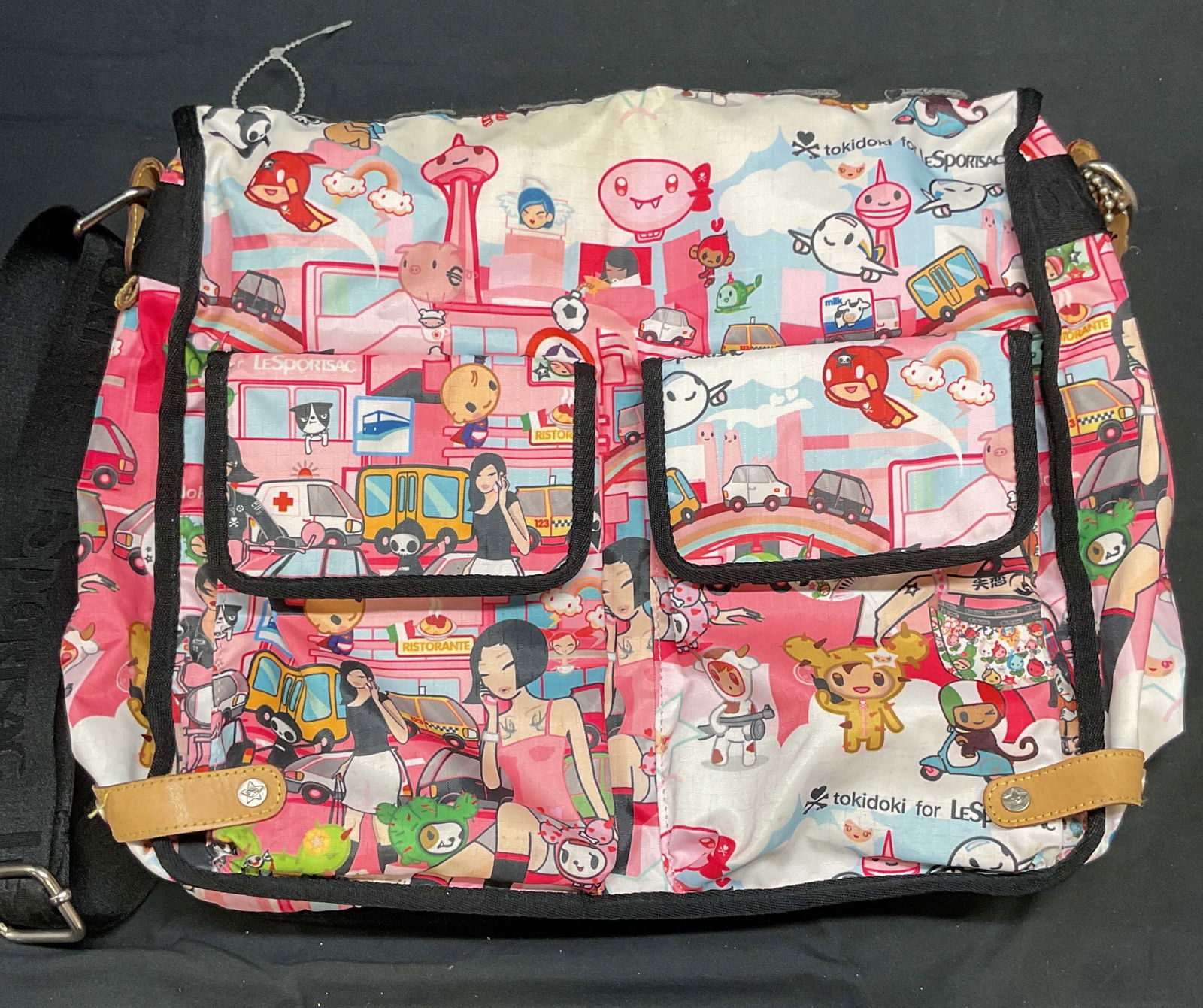 Tokidoki LeSportsac Graphic Print Messenger Bag (1 of 7)