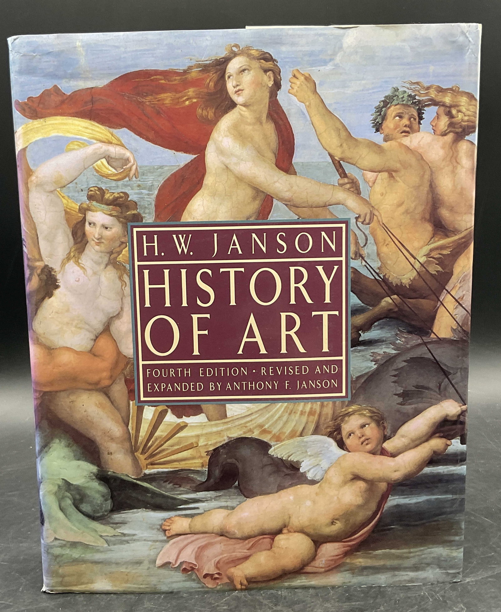 HW JANSON HISTORY OF ART Illustrated Art Book: H.W. Janson History of Art 4th Edition Revised and Expanded by Anthony F. Janson. Hardcover. Illustrated. Measures approx. 11.75L x 9.25W in. No publication date to interior. Wear to dust cover. Surfa