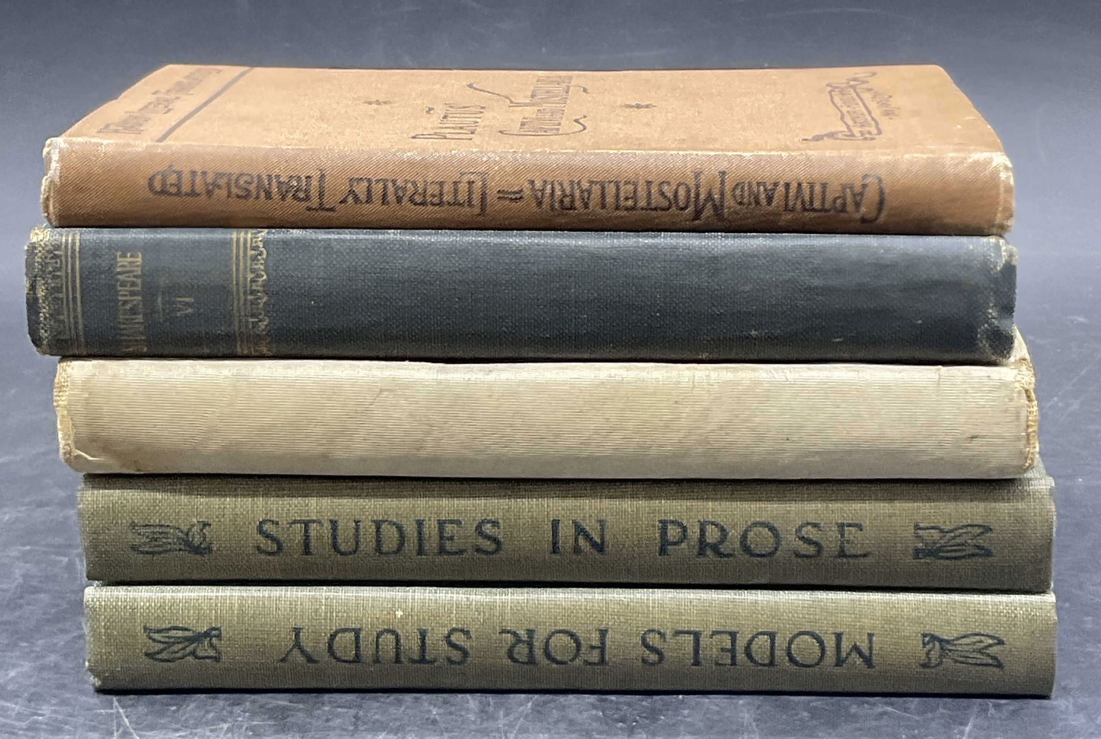 Lot 5 Antique Hardcover Books, 1885 Illustrated + (1 of 14)