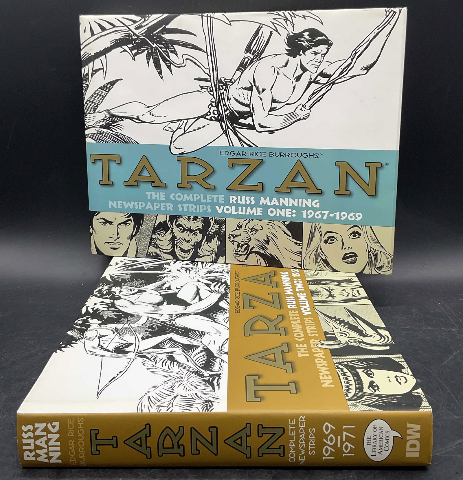 2 TARZAN 1st Print Edgar Burroughs Ilst Books 2013 (1 of 9)