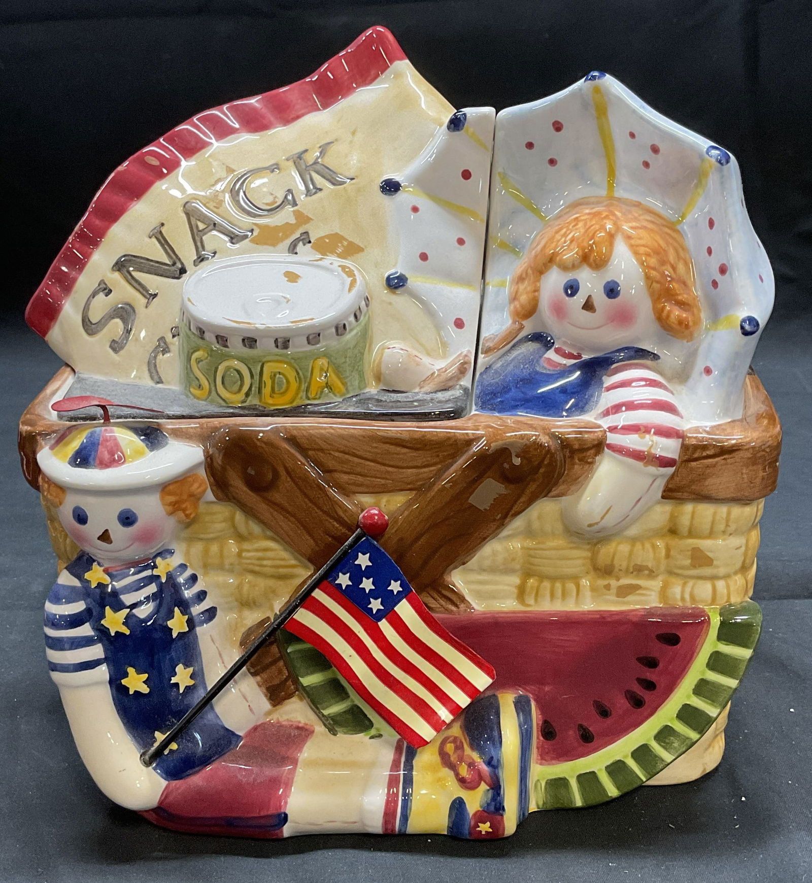 2002 Debbie Mumm Crazy for Cookies Ceramic Jar (1 of 6)