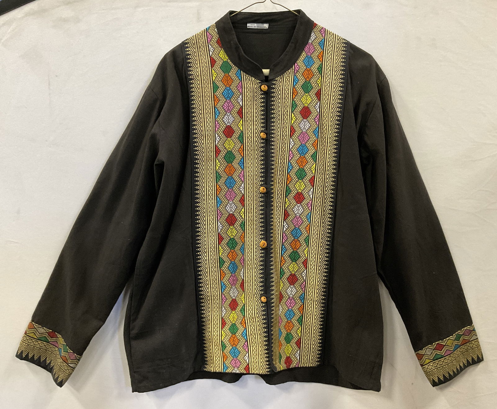 Vintage Multicolored 100% Cotton Button Up Shirt (1 of 6)