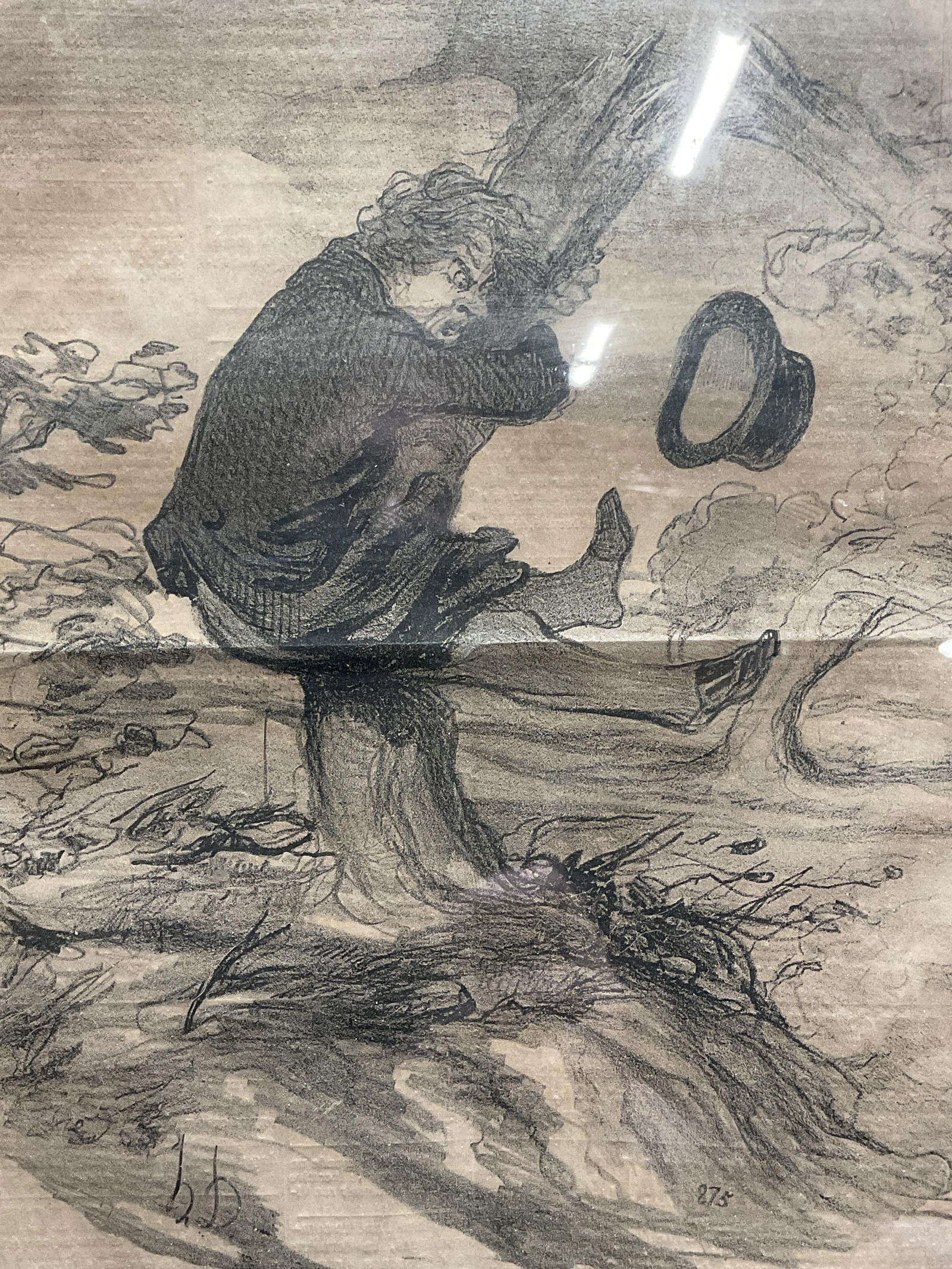 Antq Honore Daumier Partorales Lithograph, 1840s (1 of 7)