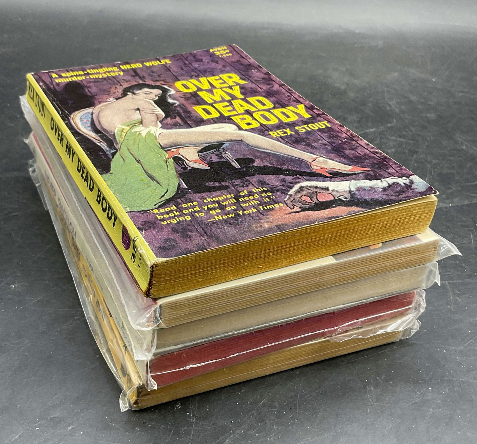 5 Vintage Pulp Fiction Erotica Books, Rex Stout+ (1 of 7)