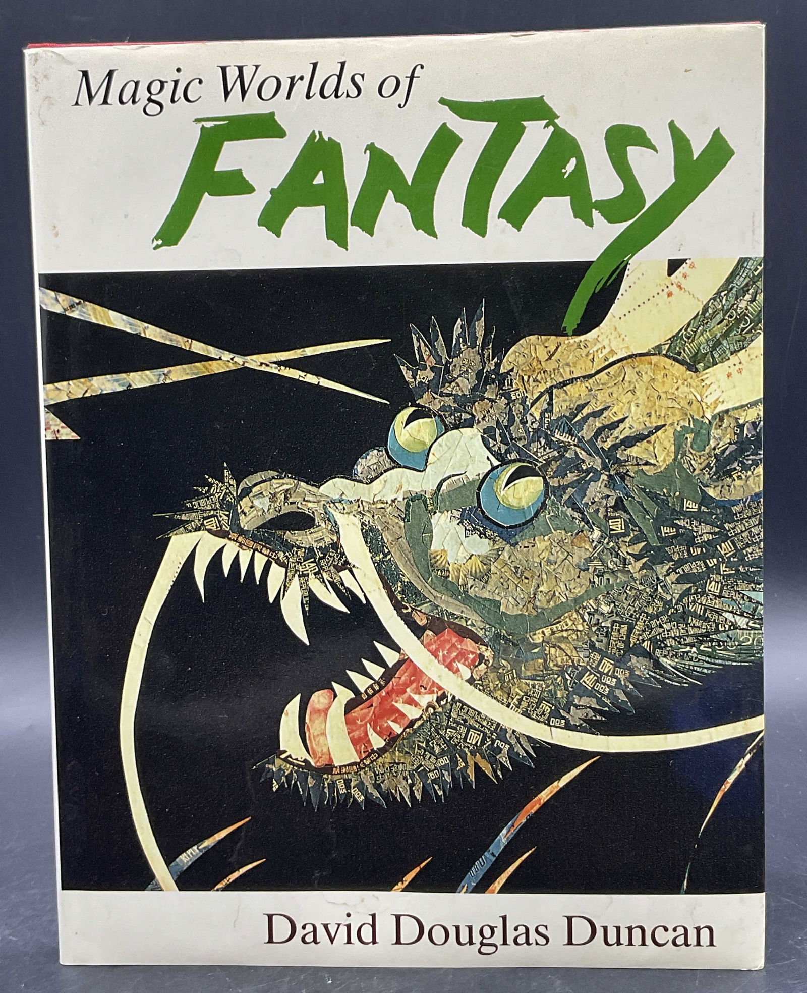 Magic Worlds Fantasy Duncan 1st Ed Ilst Book 1978: Magic Worlds of Fantasy by David Douglas Duncan. First edition book. Copyright 1978. Measures approx. 10.5L x 8W in. Discoloration and surface wear present. Books, illustrations, art book, coffee tabl