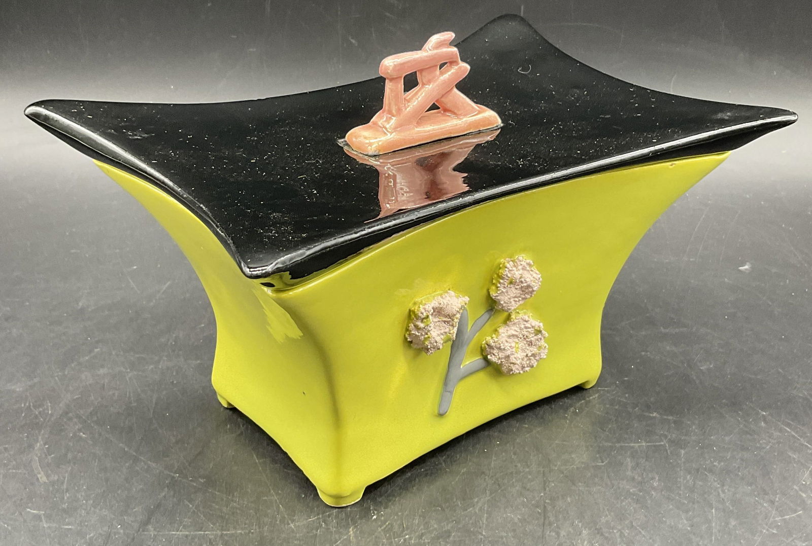 L & F CERAMICS Lidded Ceramic Vessel, California (1 of 8)