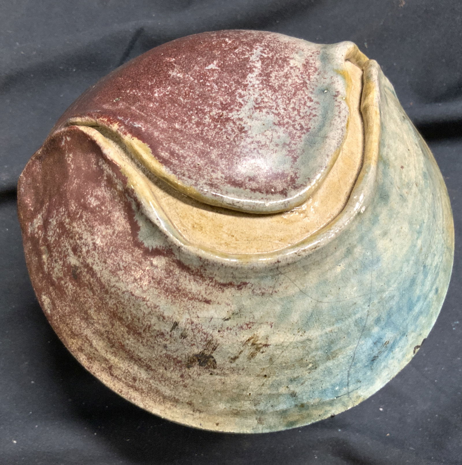 SCHWEIER Signed Hand Crafted Ceramic Keepsake Box (1 of 6)