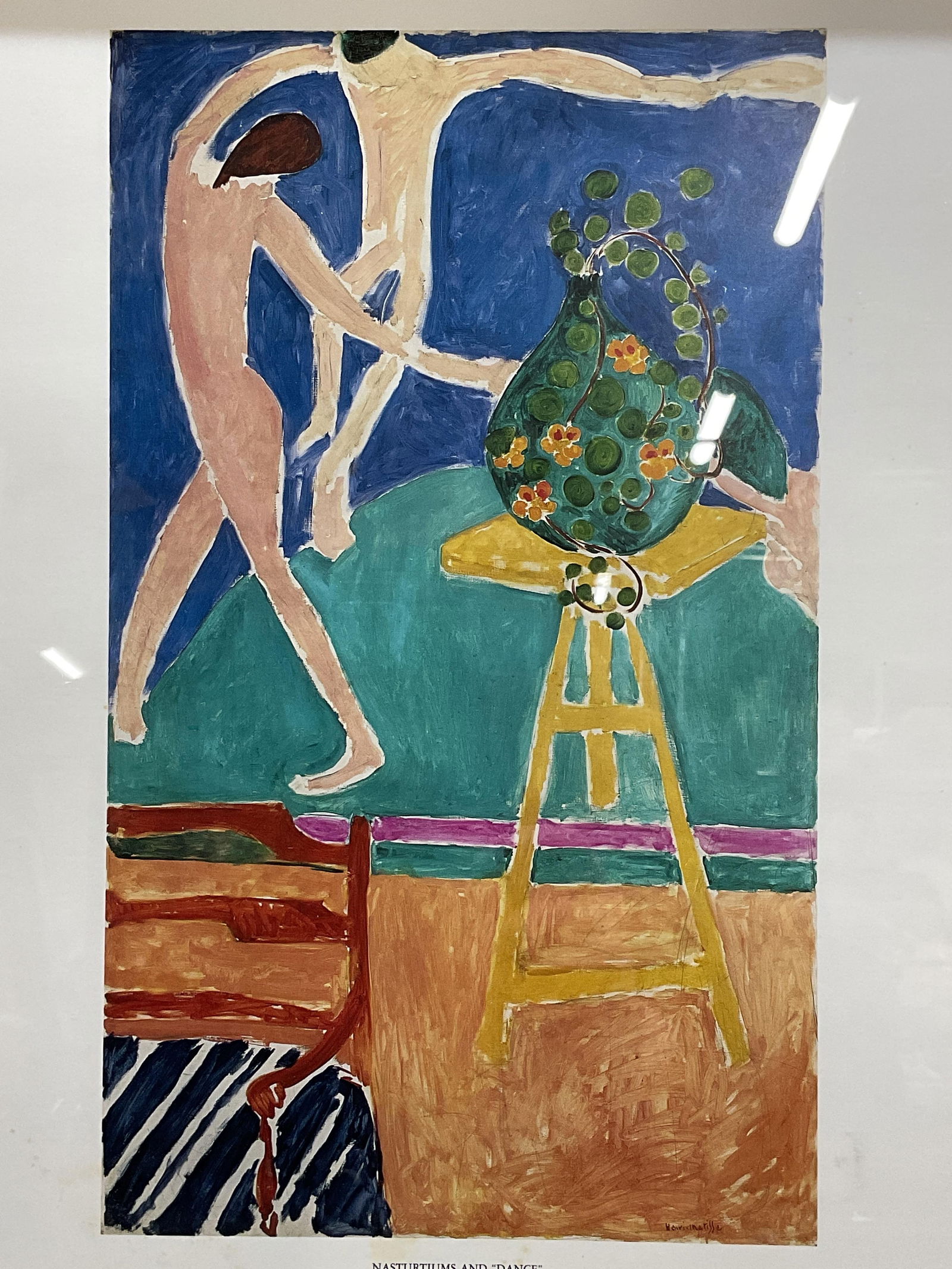 Framed Matisse Nasturtiums & Dance Lithograph (1 of 6)