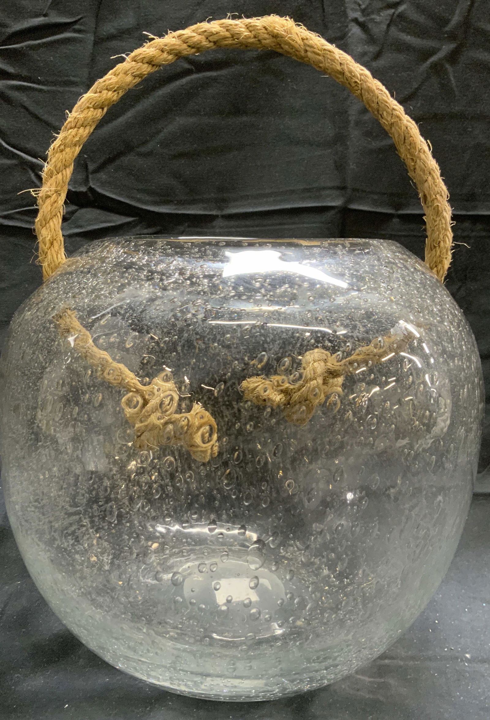 Bubble Glass Hanging Plant Pot Vessel (1 of 6)