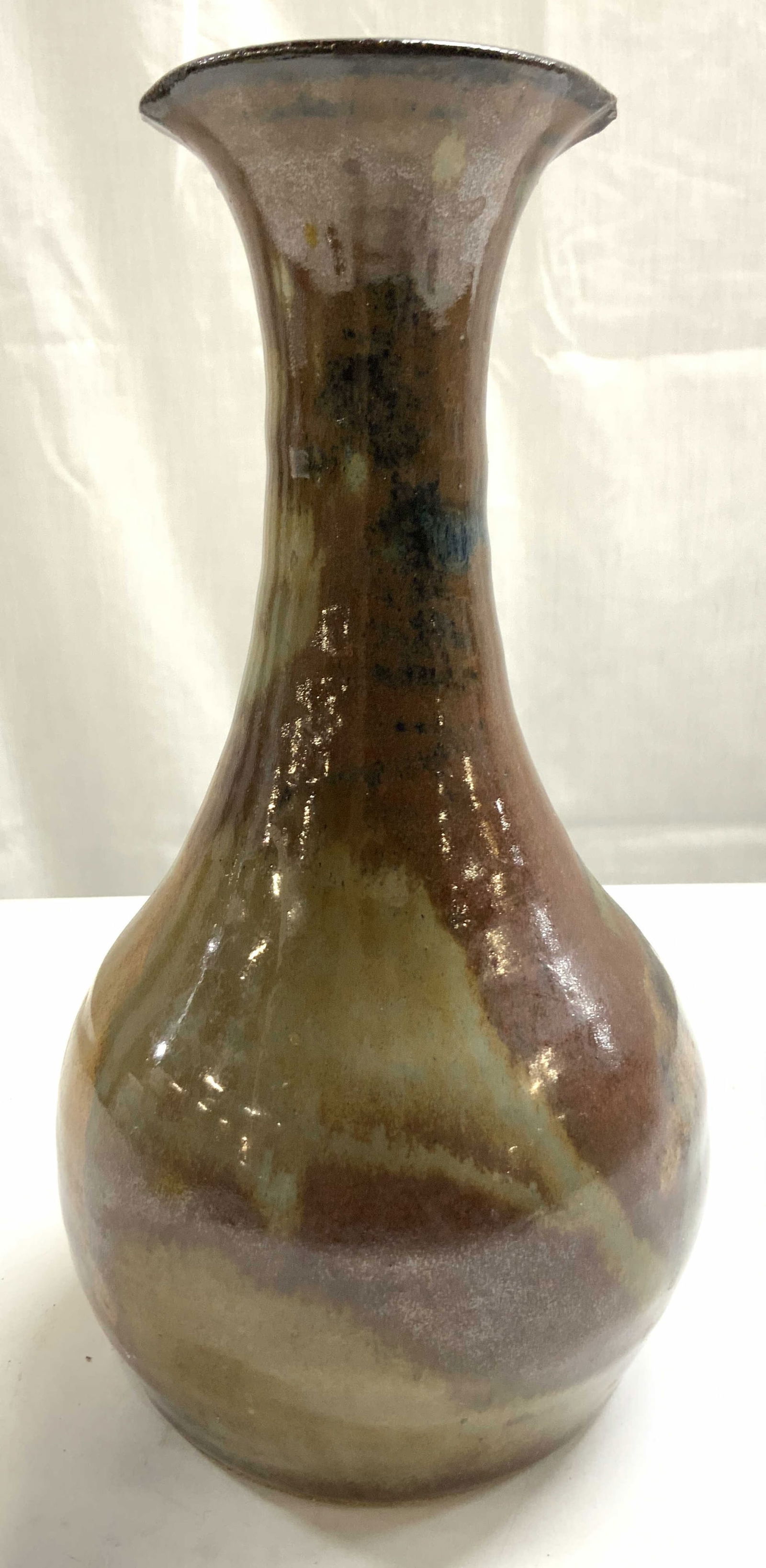 Signed Hand Crafted Ceramic Vase Vessel (1 of 6)