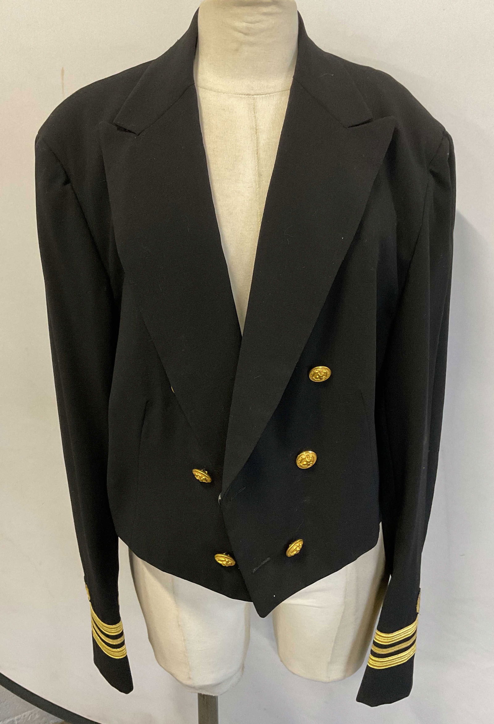 US Navy Black Naval Uniform Jacket (1 of 7)