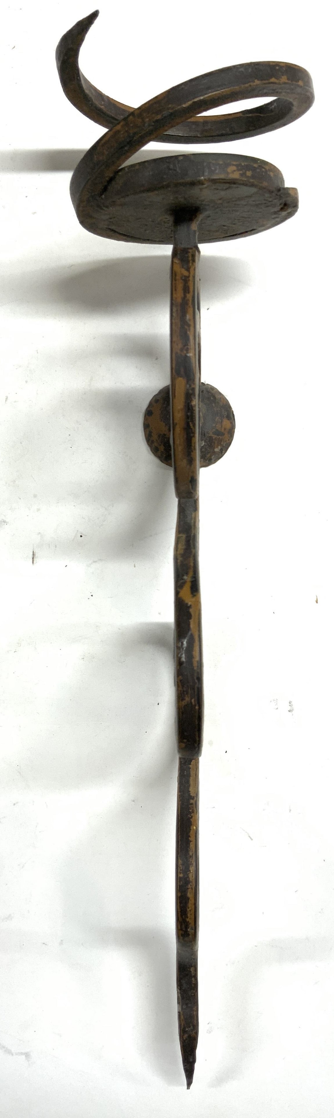 Vntg Iron Snake Form Wall Sconce Candle Holder (1 of 6)