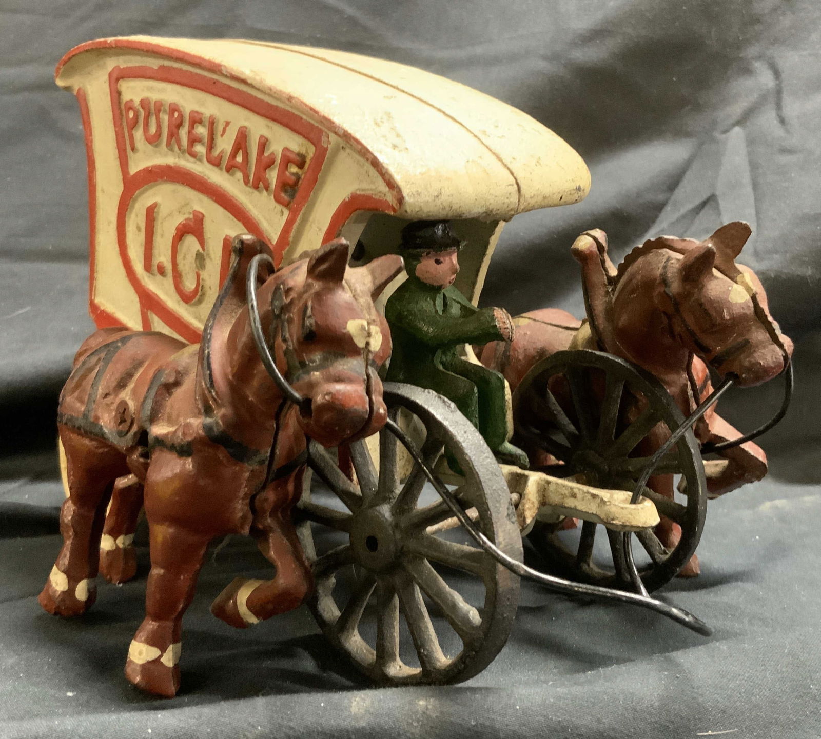 Antique Iron Horse & Carriage Door Stop (1 of 9)