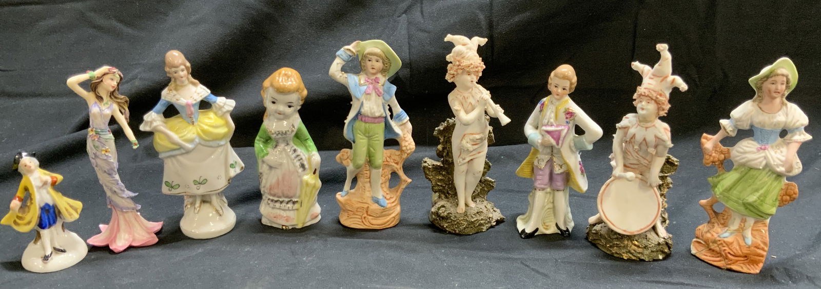 Lot 9 Assorted Vtg Porc Victorian Figures (1 of 10)