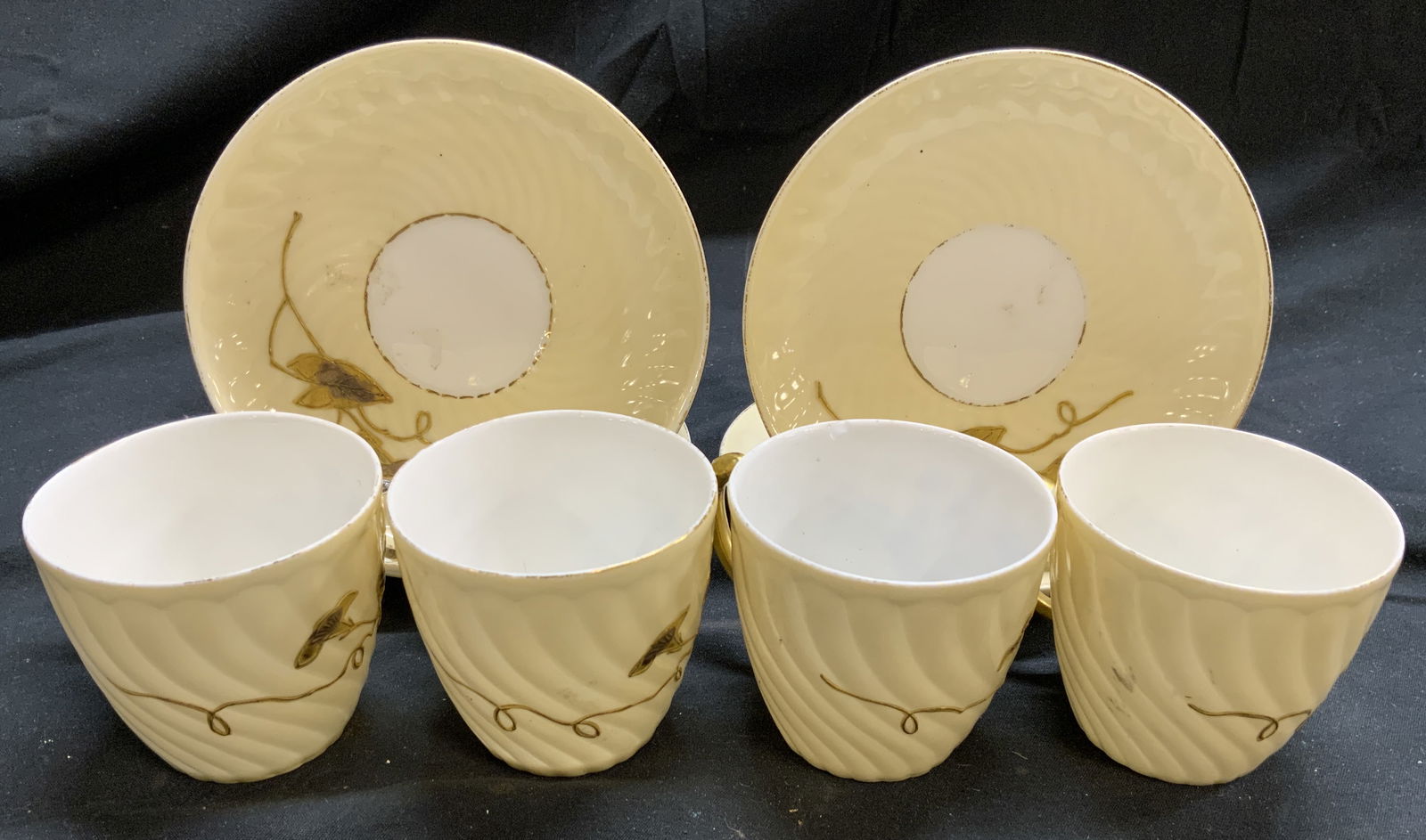 LIMOGES FRANCE Set 8 Partial Porc Tea Service (1 of 6)