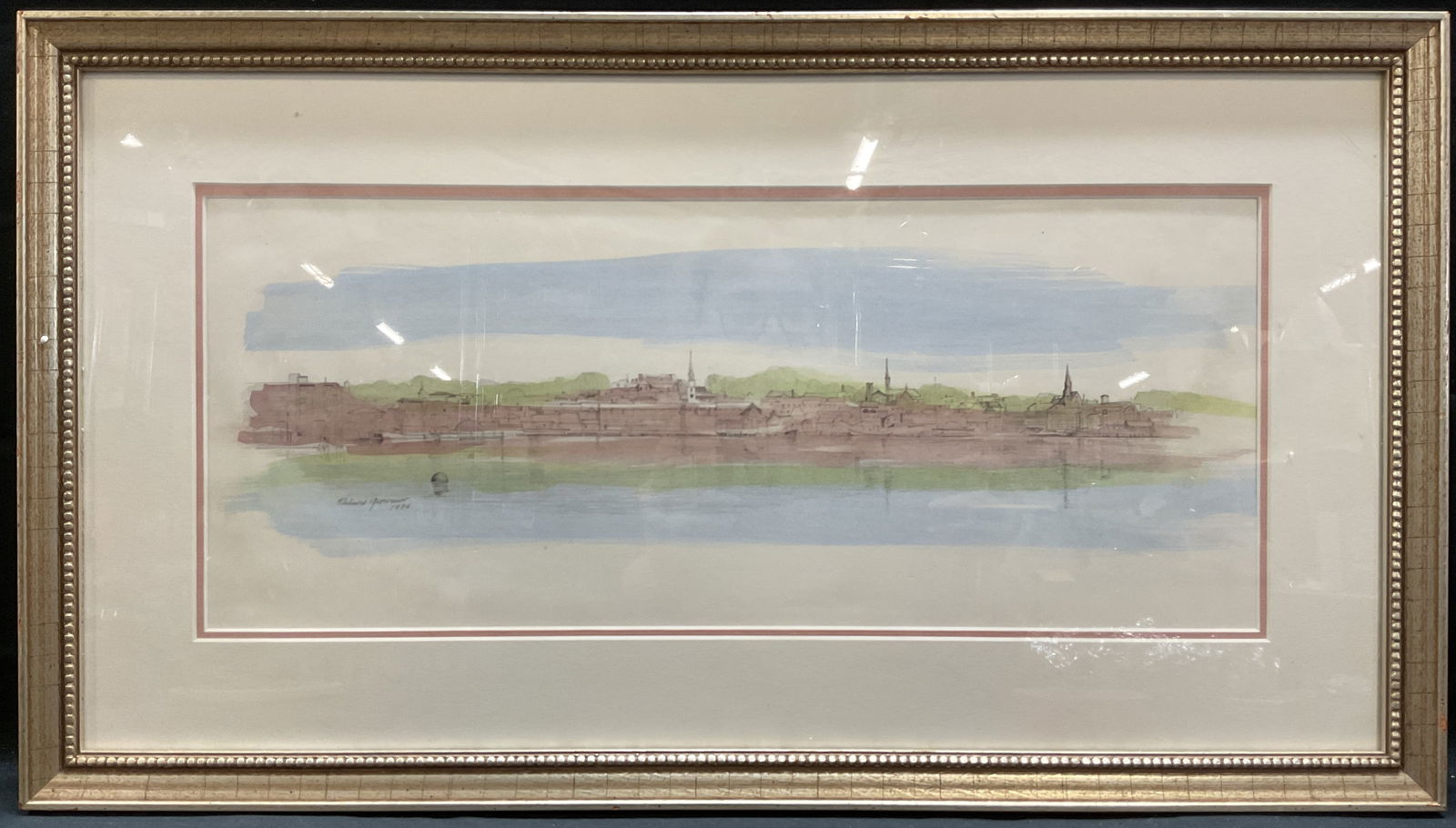 Richard Grosvenor Newport R. I. Watercolor Print (1 of 6)