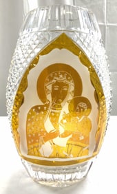 JULIA Crystal Glassworks Poland Crystal Vase