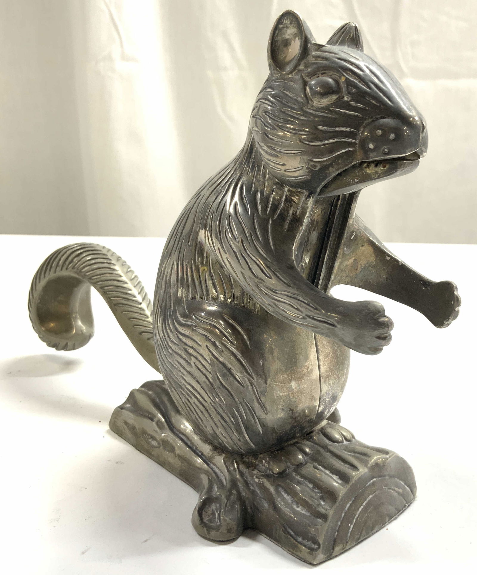 Vintage Pewter Squirrel Nutcracker (1 of 8)