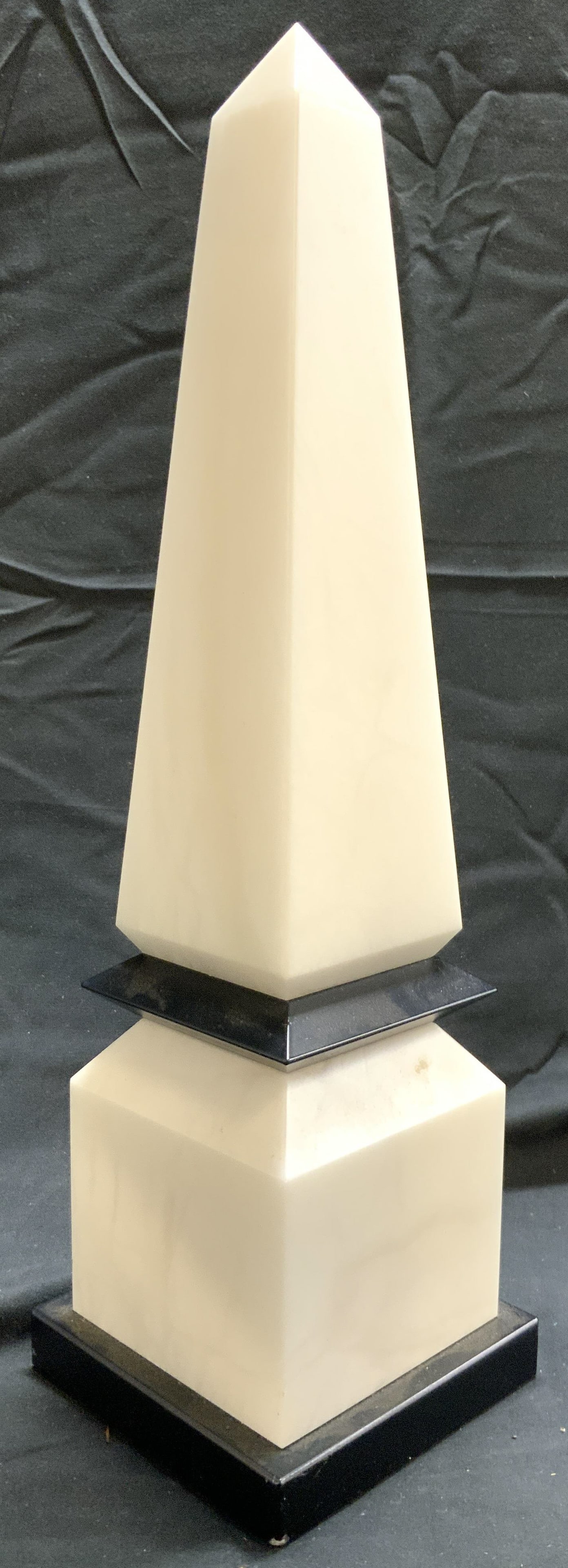 WSH Hand Carved Alabaster Obelisk 15.5in (1 of 9)