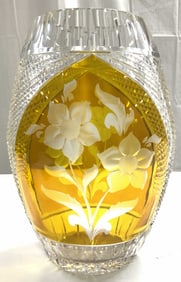 JULIA Crystal Glassworks Poland Crystal Vase