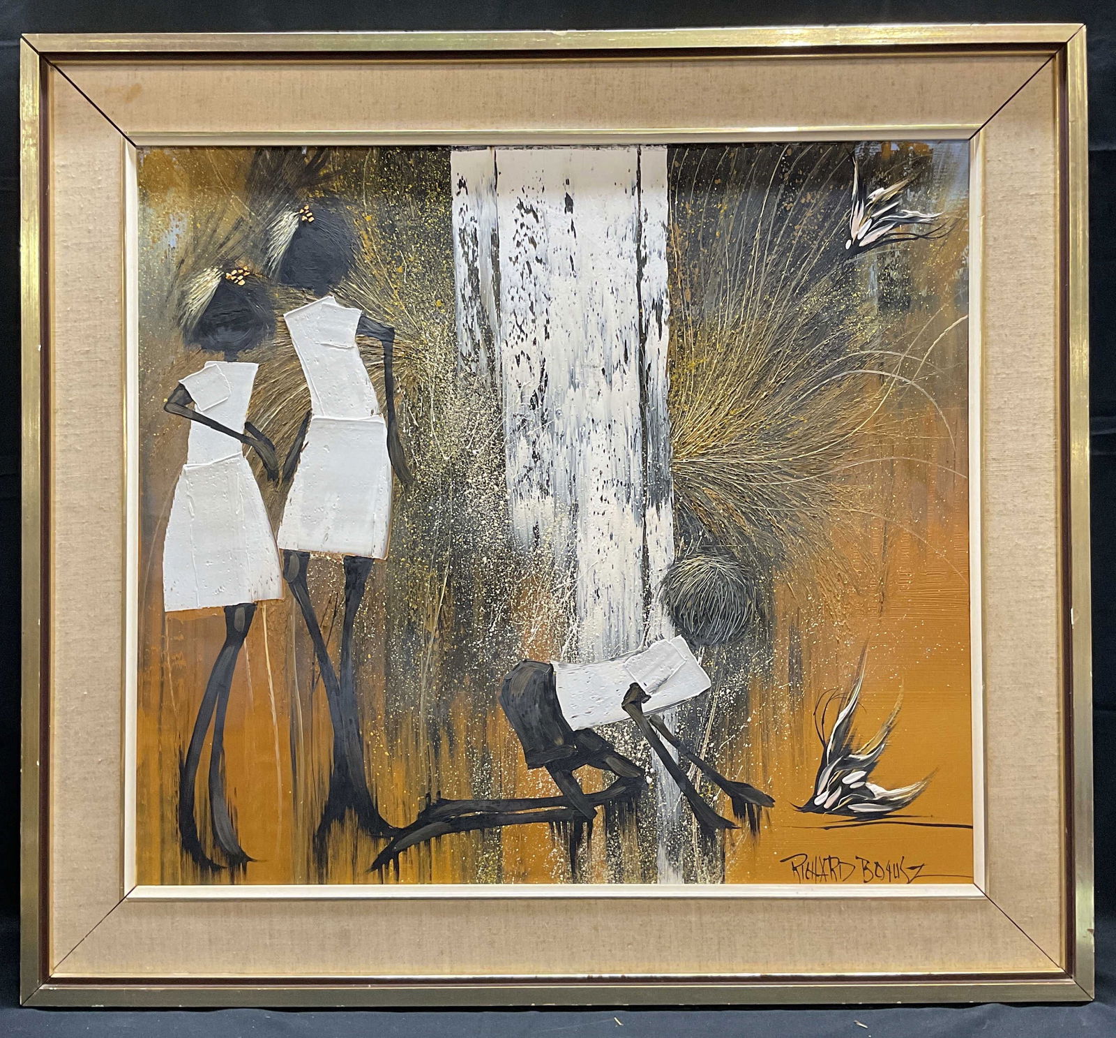 Richard Bogusz Children & Waterfall Oil Painting (1 of 9)