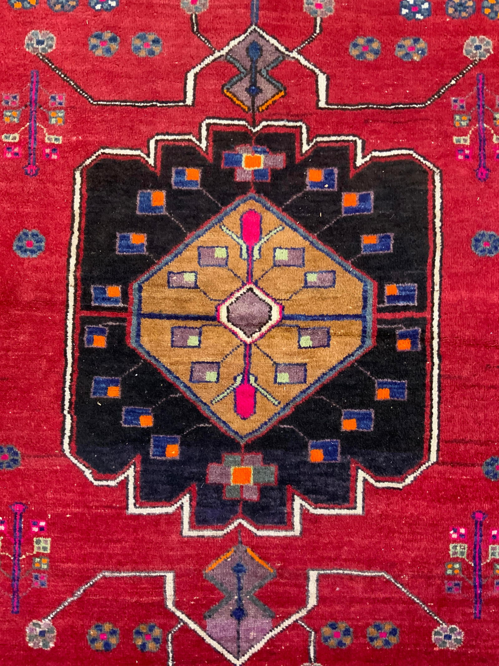 Vintage Handmade Persian Wool Area Rug (1 of 8)