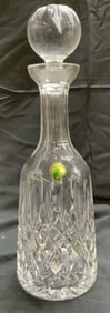 WATERFORD Cut Crystal Decanter W Stopper