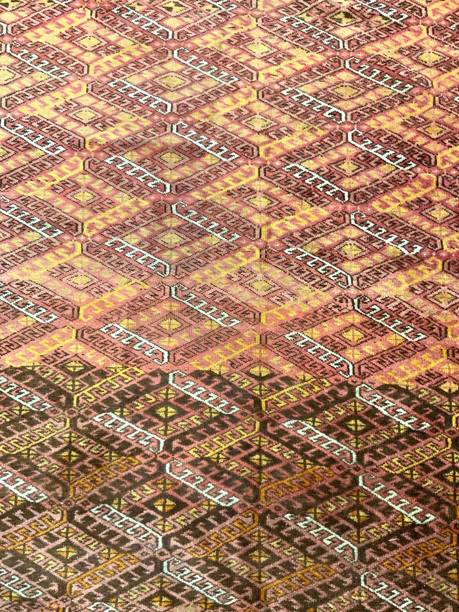 Vintage Handmade Moroccan Area Wool Rug (1 of 8)