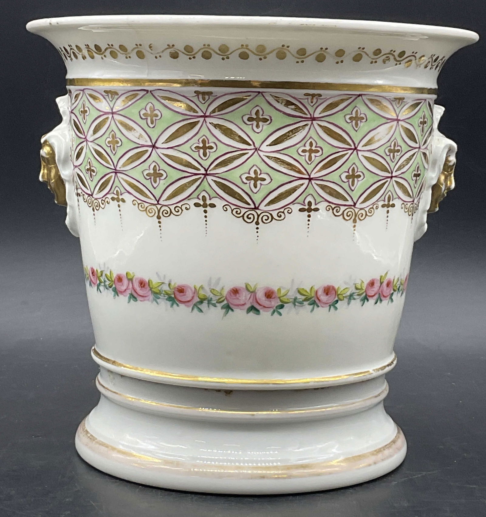 Vintage Porcelain Figural Handle Cachepot & Dish (1 of 10)