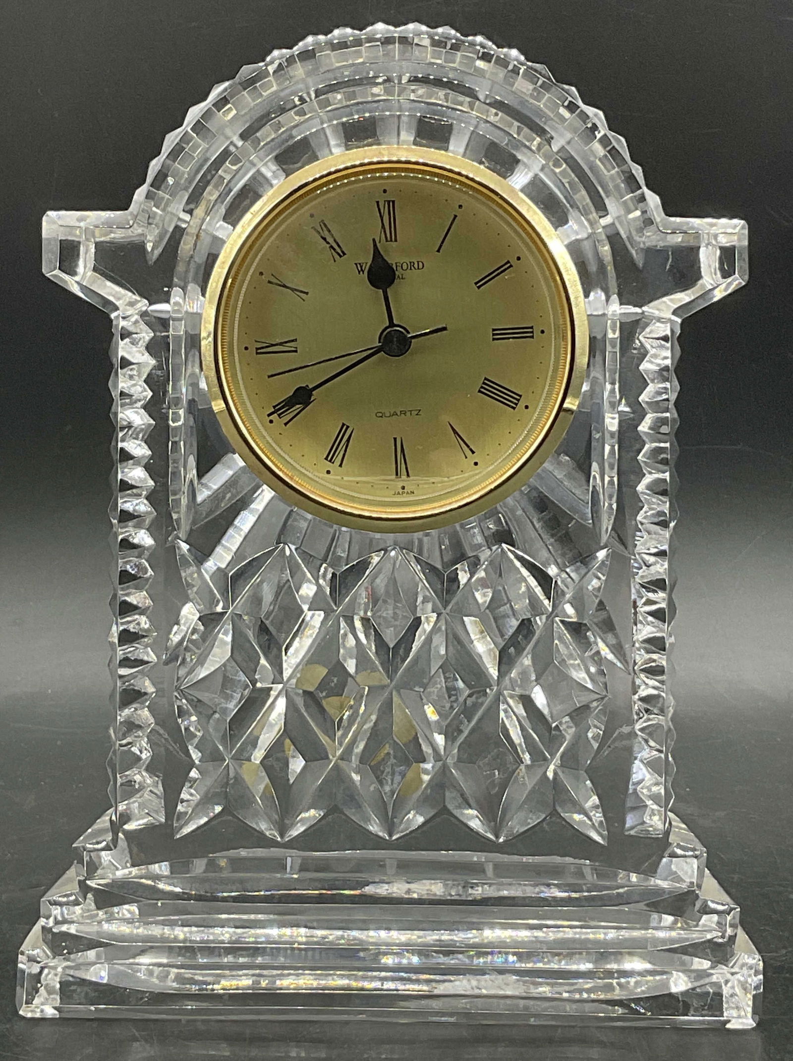 WATERFORD CRYSTAL IRELAND Vintage Tabletop Clock (1 of 9)