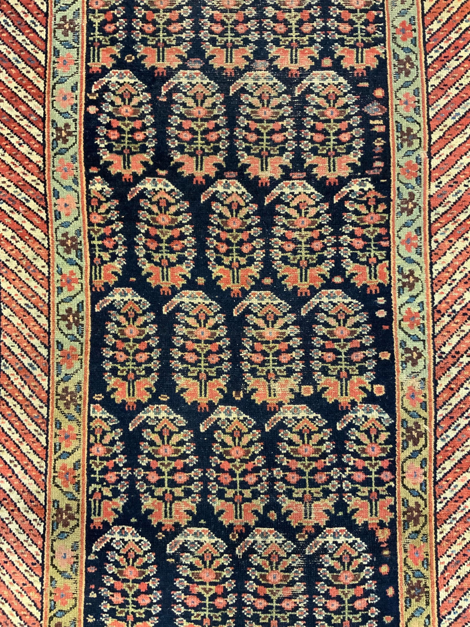 Vintage Handmade Wool Runner Hallway Rug (1 of 9)