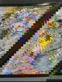 Sgn Cindy Shaoul Abstract Impressionist Oil (1 of 8)