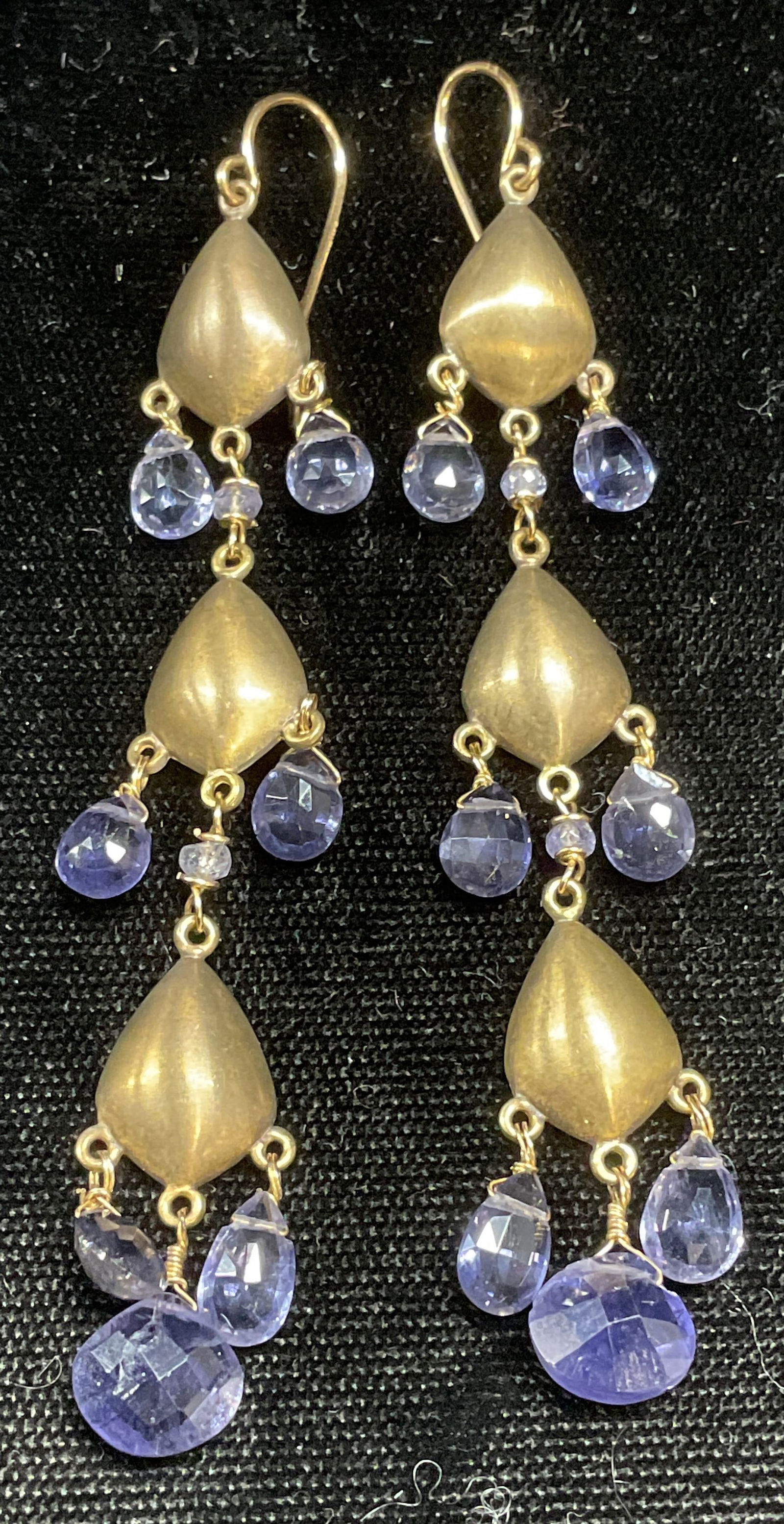 Alexis BITTAR Sterling Silver Iolite Earrings (1 of 7)