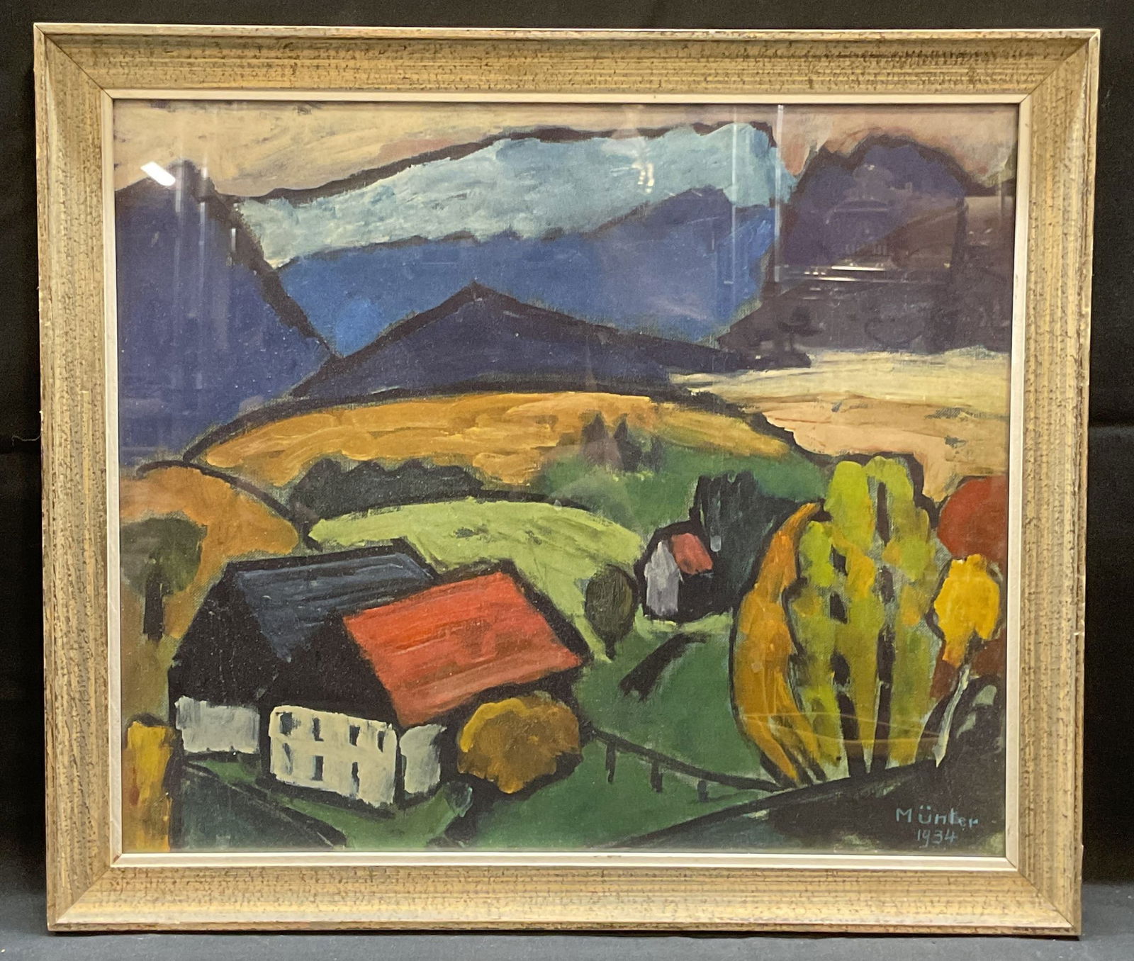 Gabriele Munter Expressionist Mountain Litho (1 of 6)
