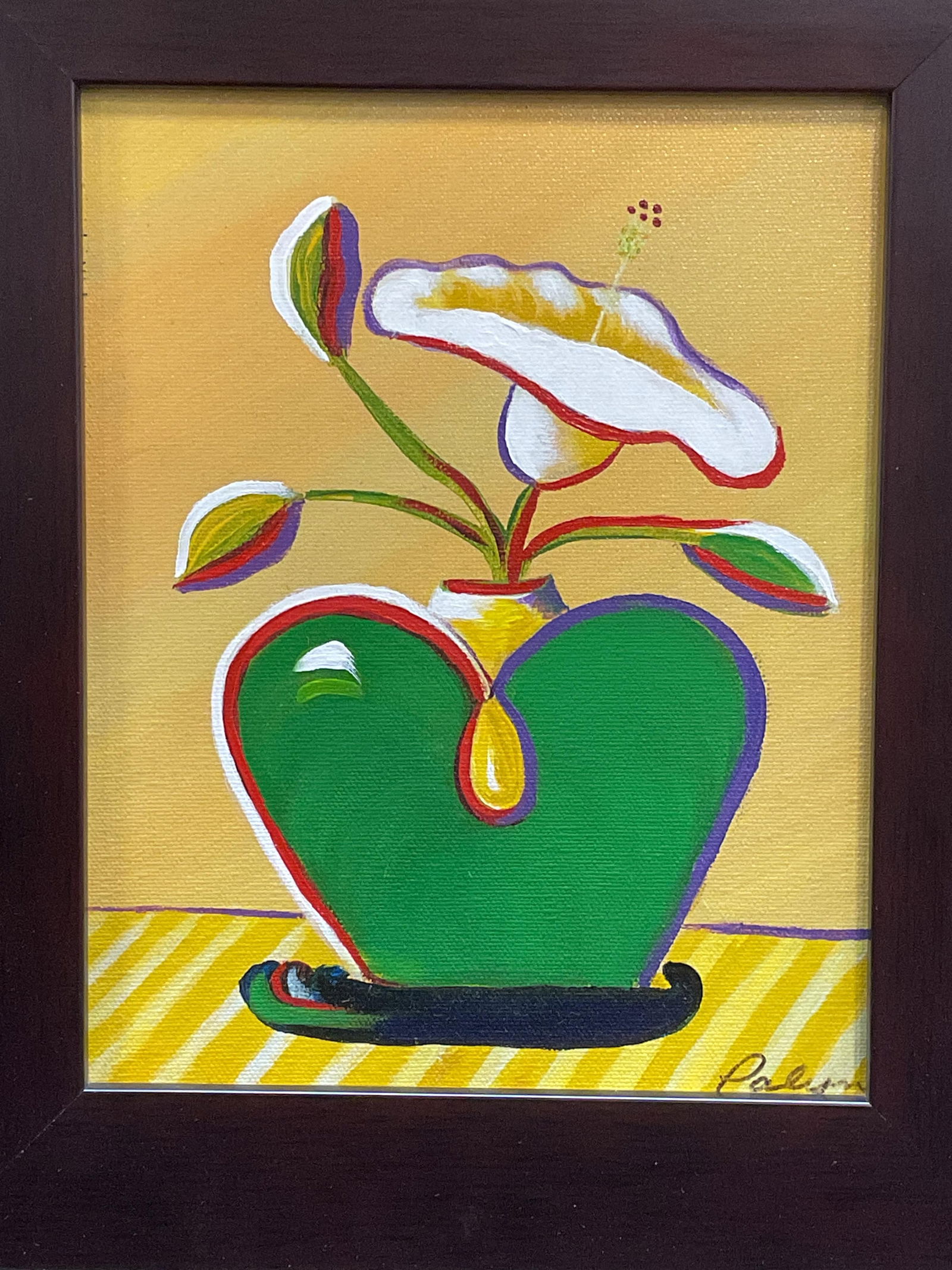 Signed Palyn Beaulieu Hearts & Flowers Lily Giclee (1 of 6)