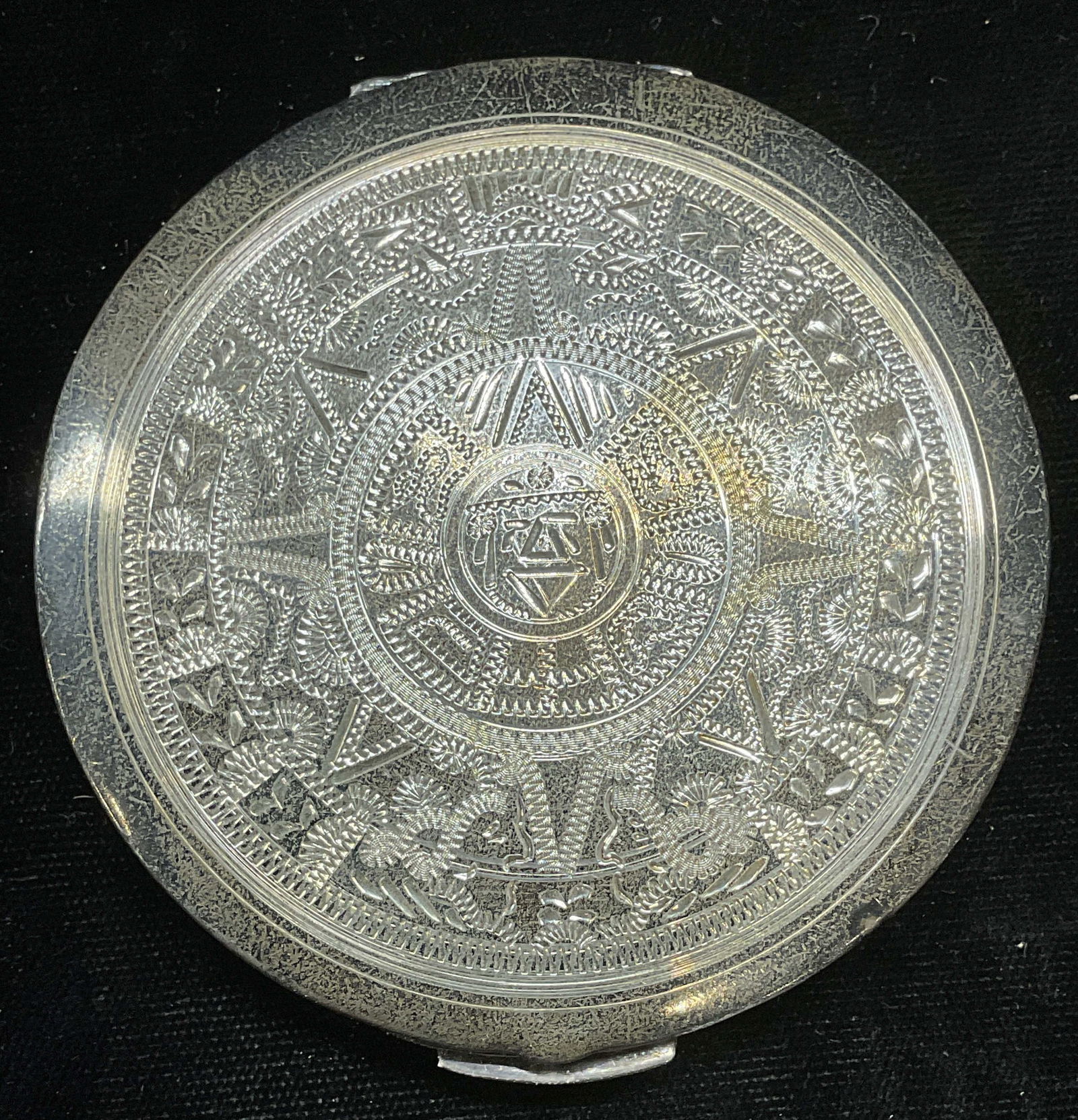 Vintage Sterling Silver Makeup Compact 2.52 OZT (1 of 8)