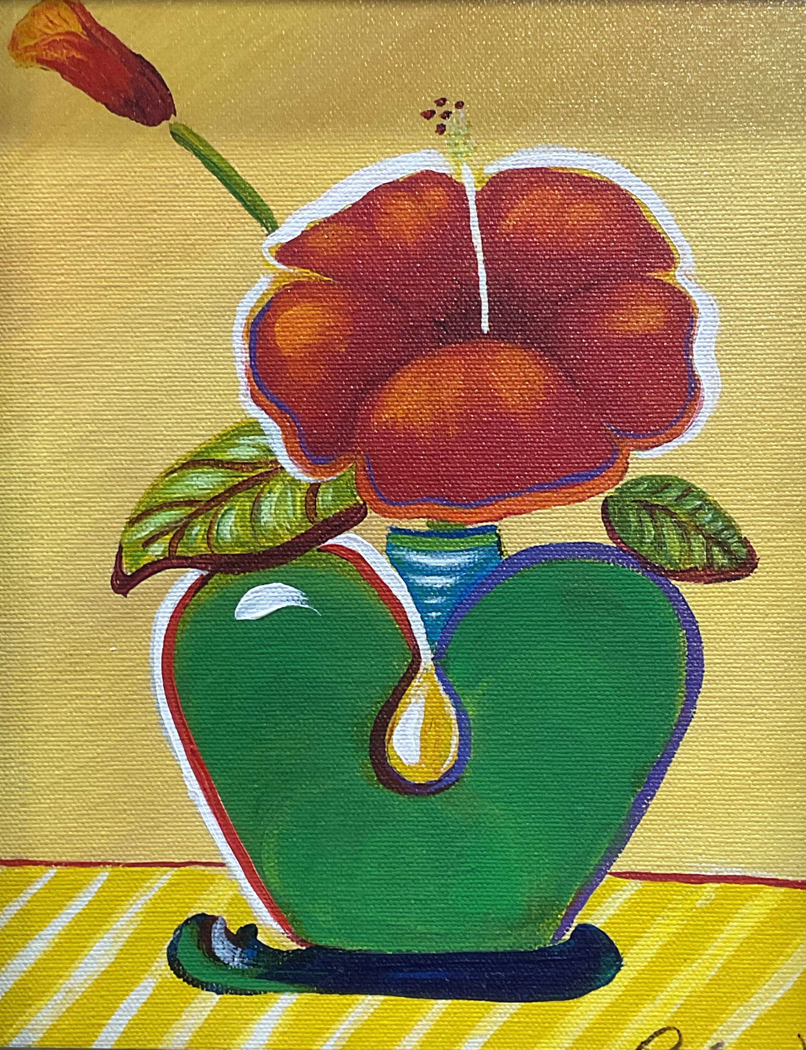 Sgn Palyn Beaulieu Emerald Hearts & Flowers Giclee (1 of 6)