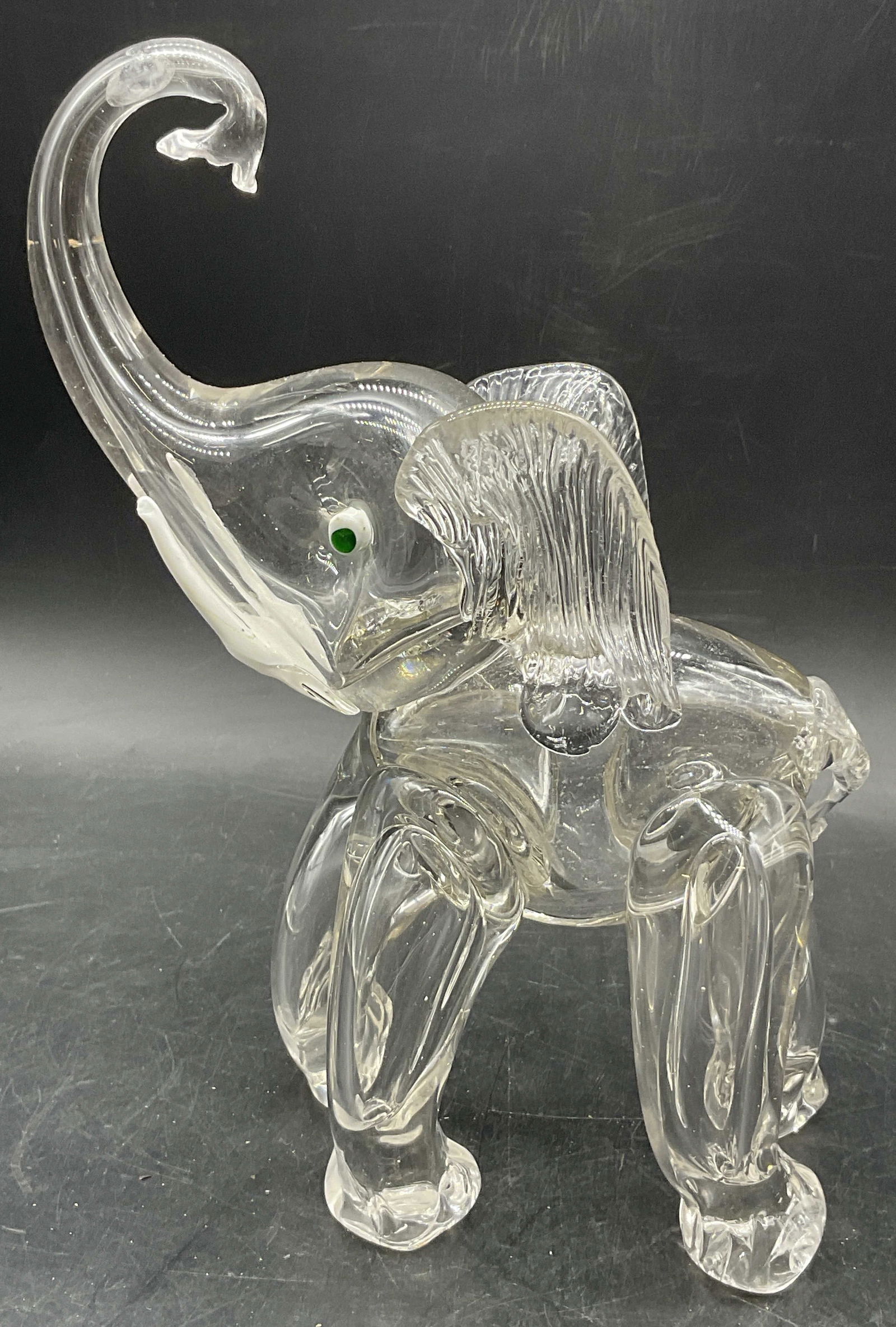 Handmade Art Glass Elephant Figural (1 of 9)