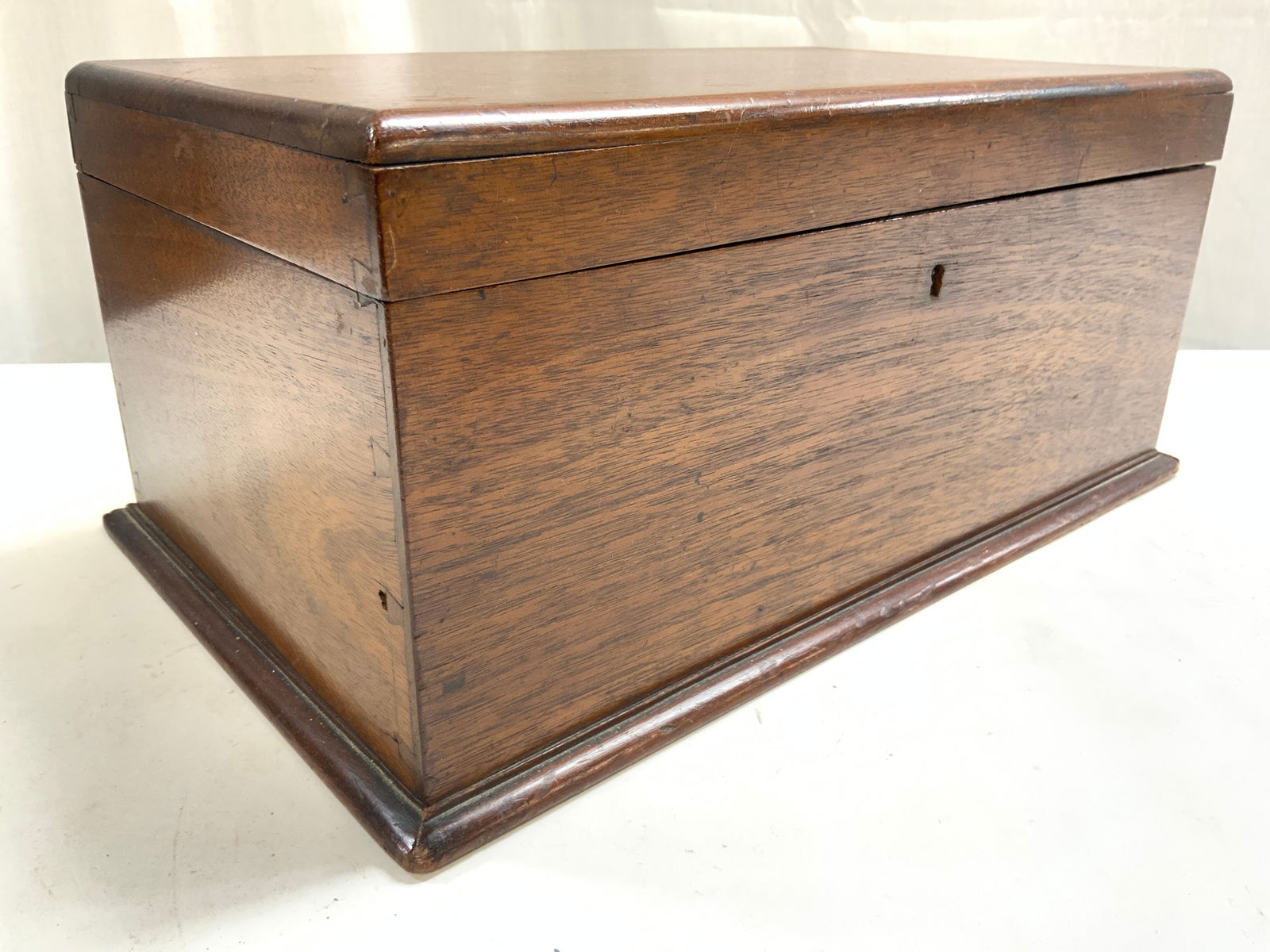 Atq English Wood Document Bx Keepsake Bx W Lid (1 of 9)