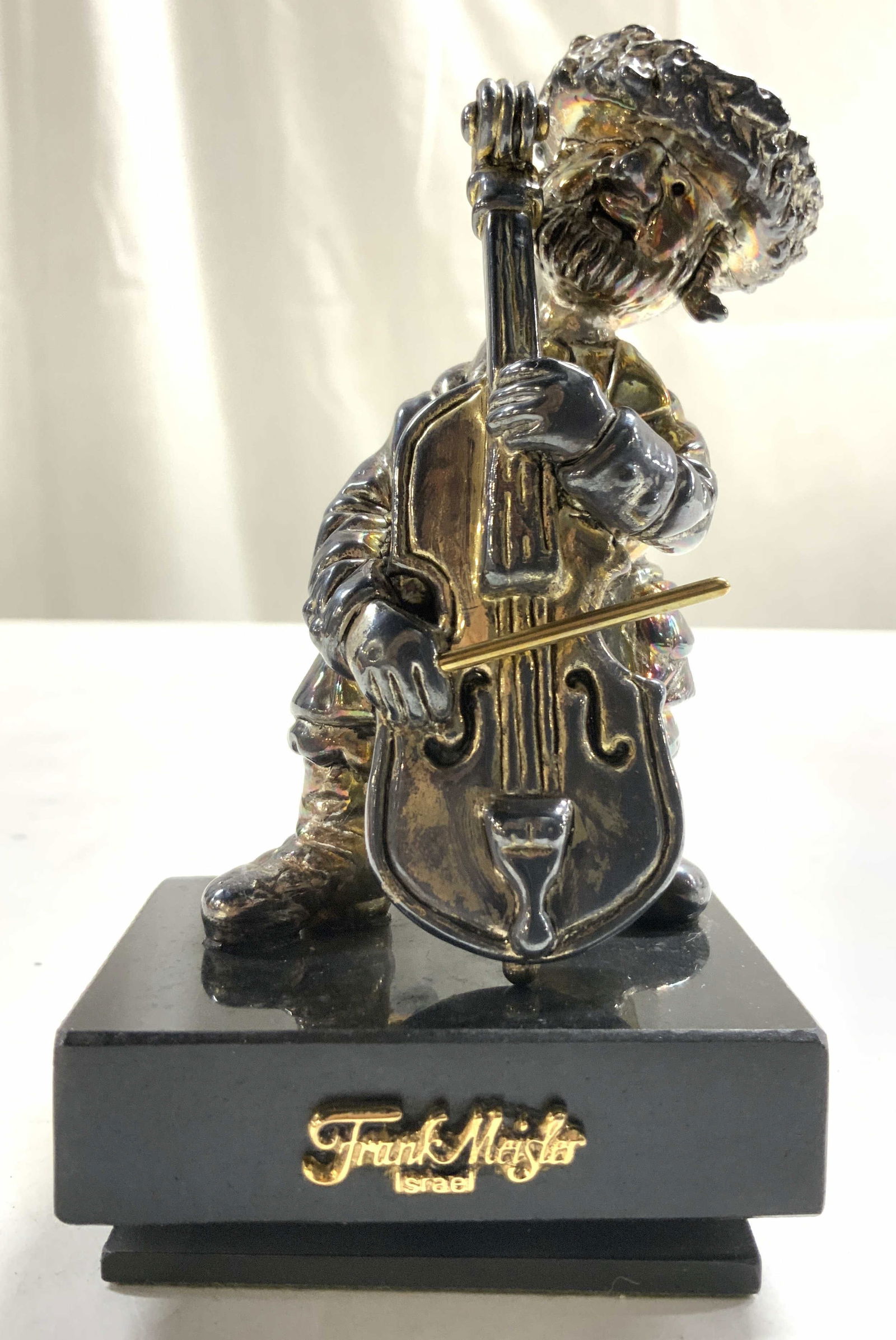 FRANK MEISLER Judaica Sterling Cello Player (1 of 10)